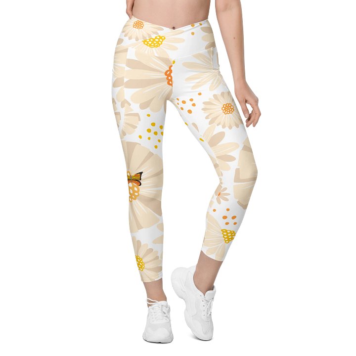 Butterfly Bloom All-Over Leggings with Pockets product image (1)