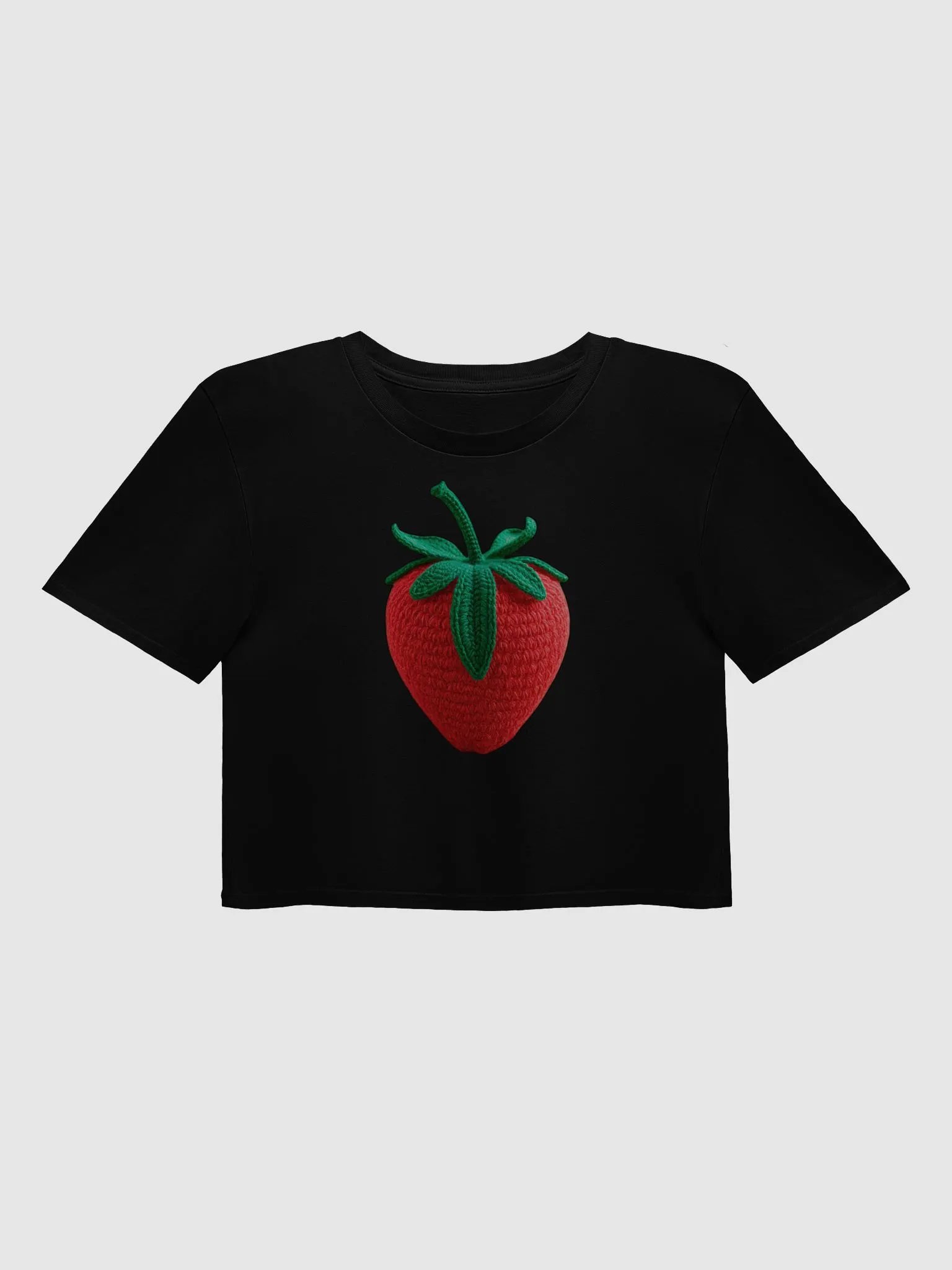 CozyAvocado Women's Premium Strawberry Crop Top #4 product image (1)