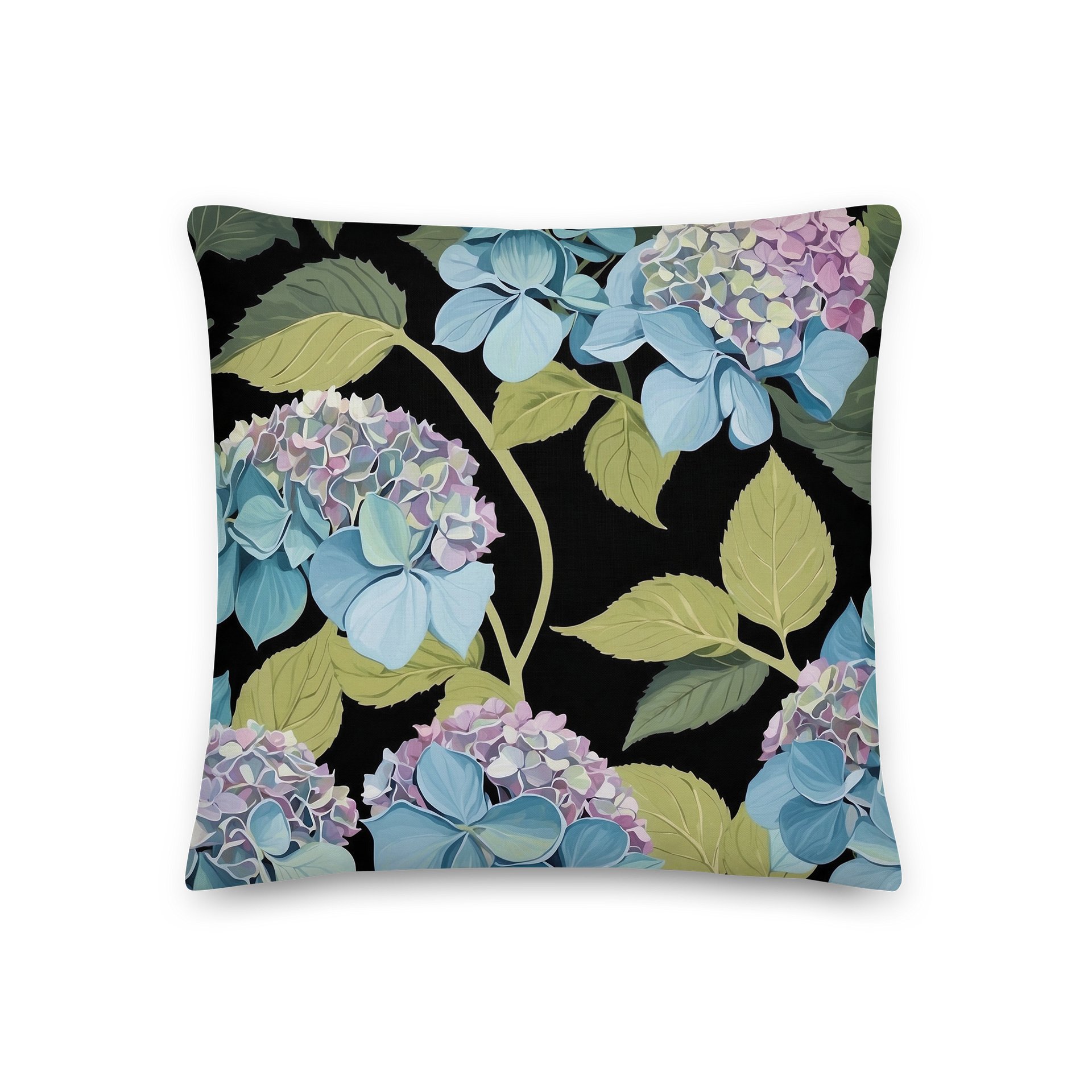 Vibrant Hydrangea Dream Premium Pillow product image (3)