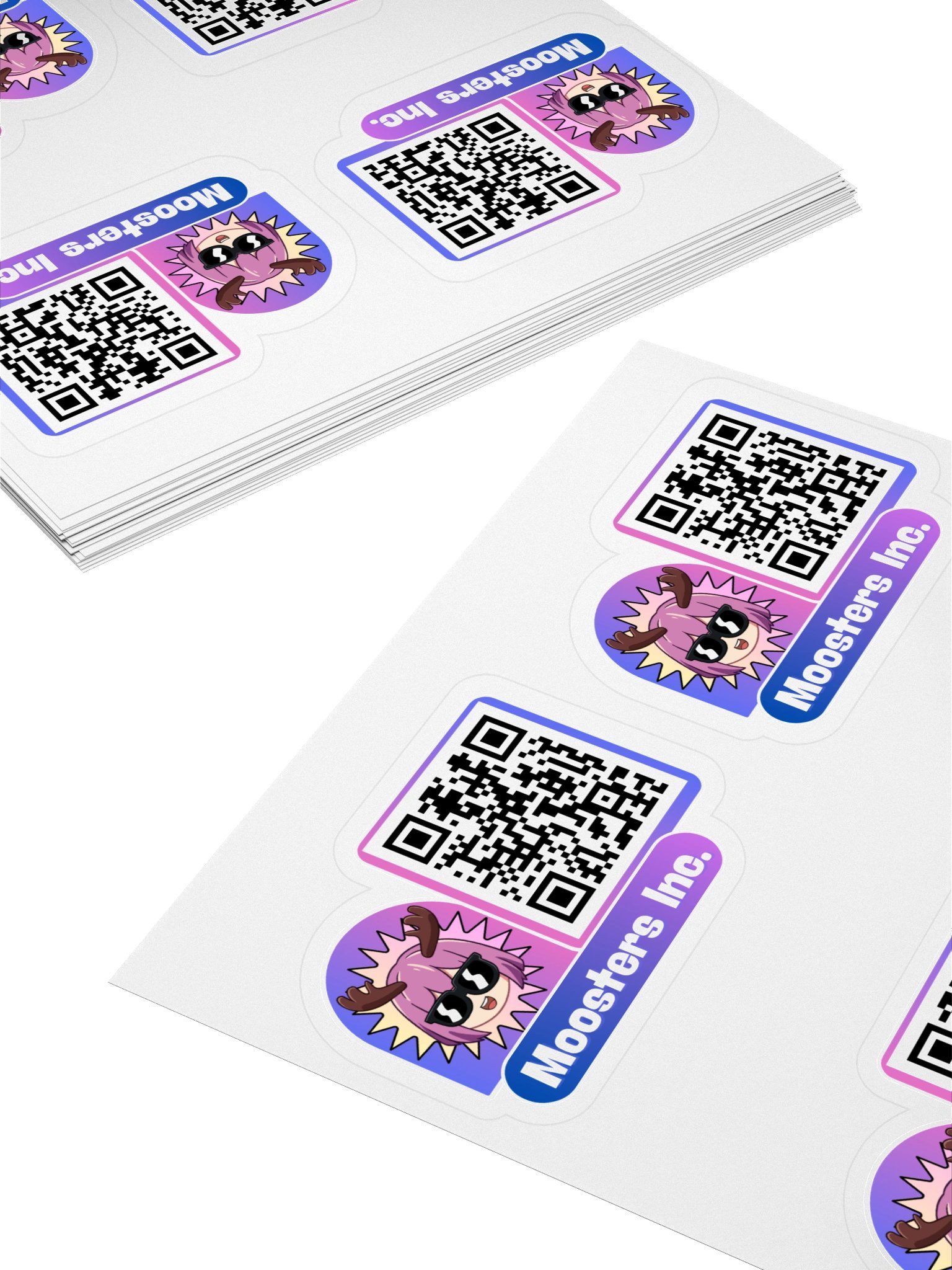 Moosters Inc. QR Code Stickers (Multiple, Small) product image (4)