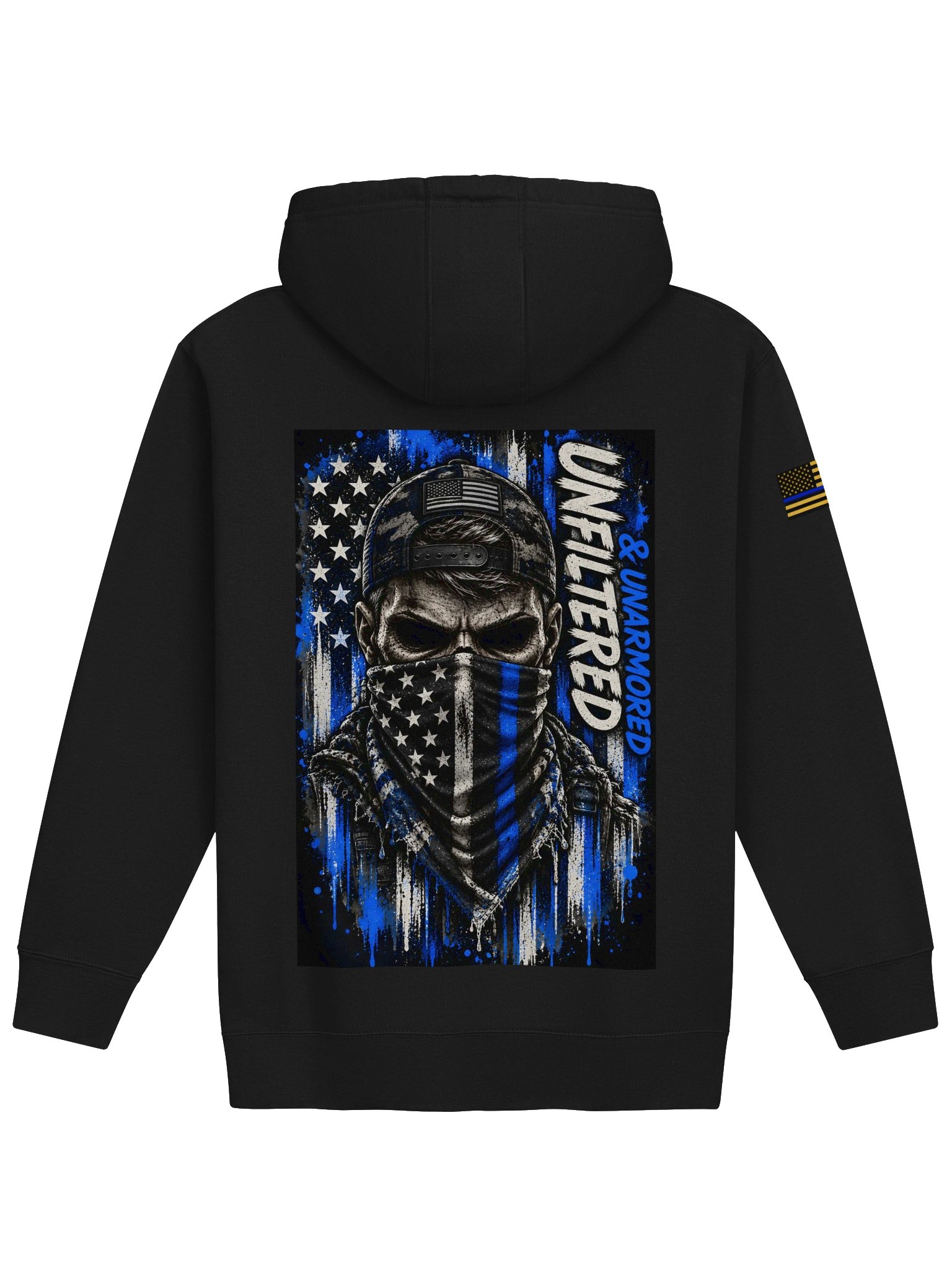 Dude Skull Hoodie - Blue product image (2)