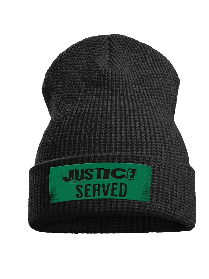 JSTV WAFFLE BEANIE WITH EMBROIDERY LOGO product image (1)