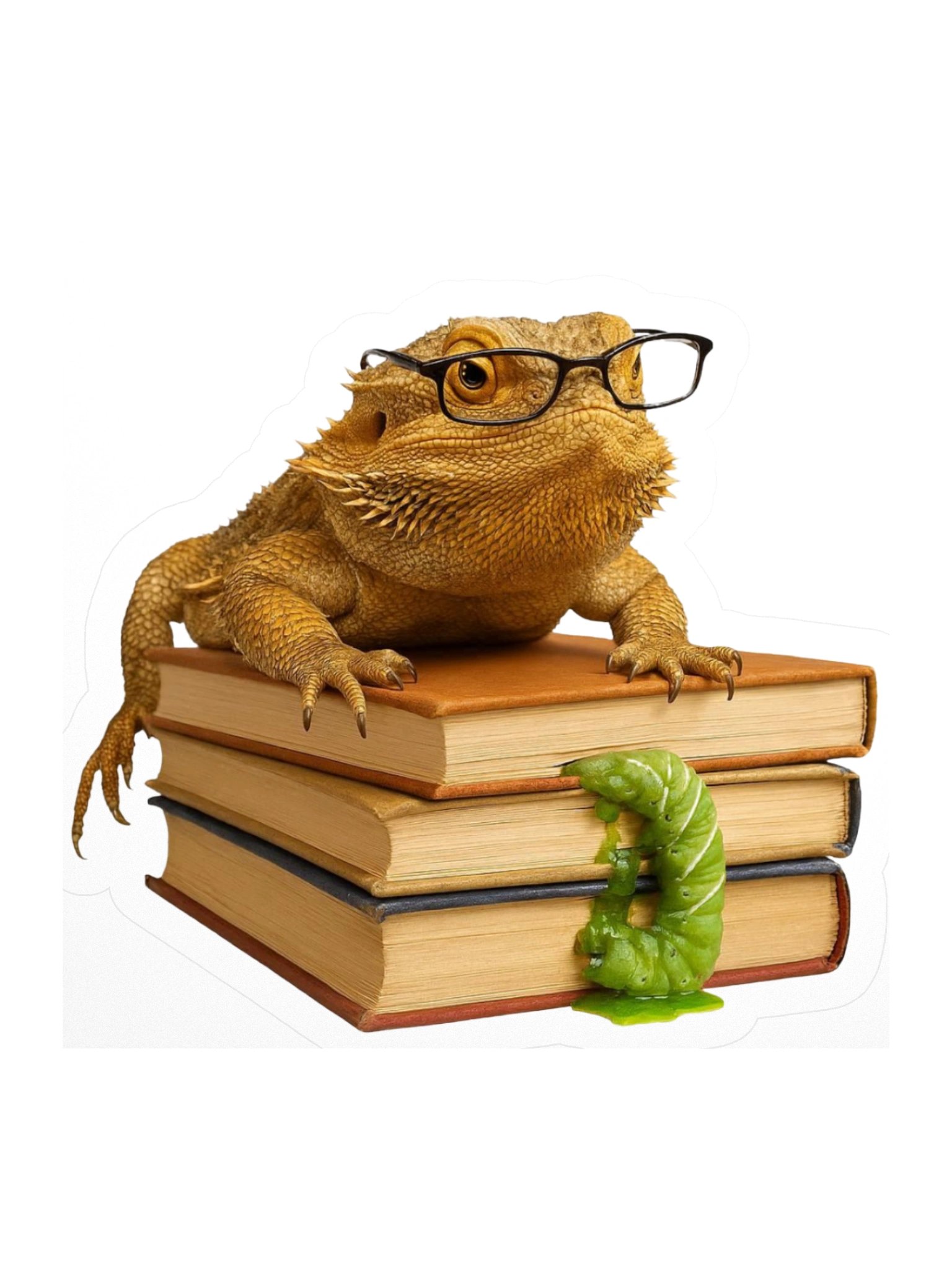 'BOOK WORM' STICKER product image (1)