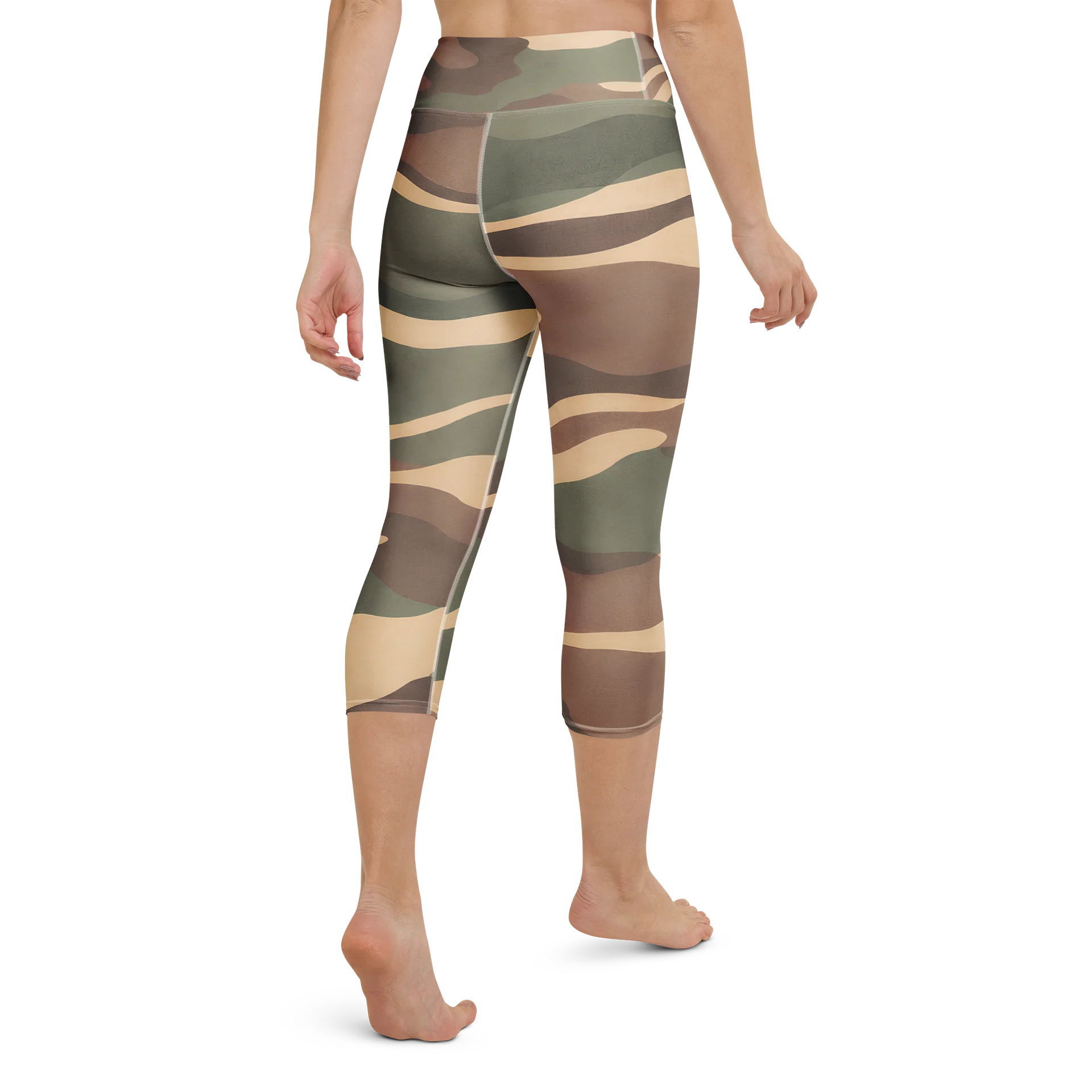 Untamed Terrain — Women’s Capri Yoga Pants product image (3)