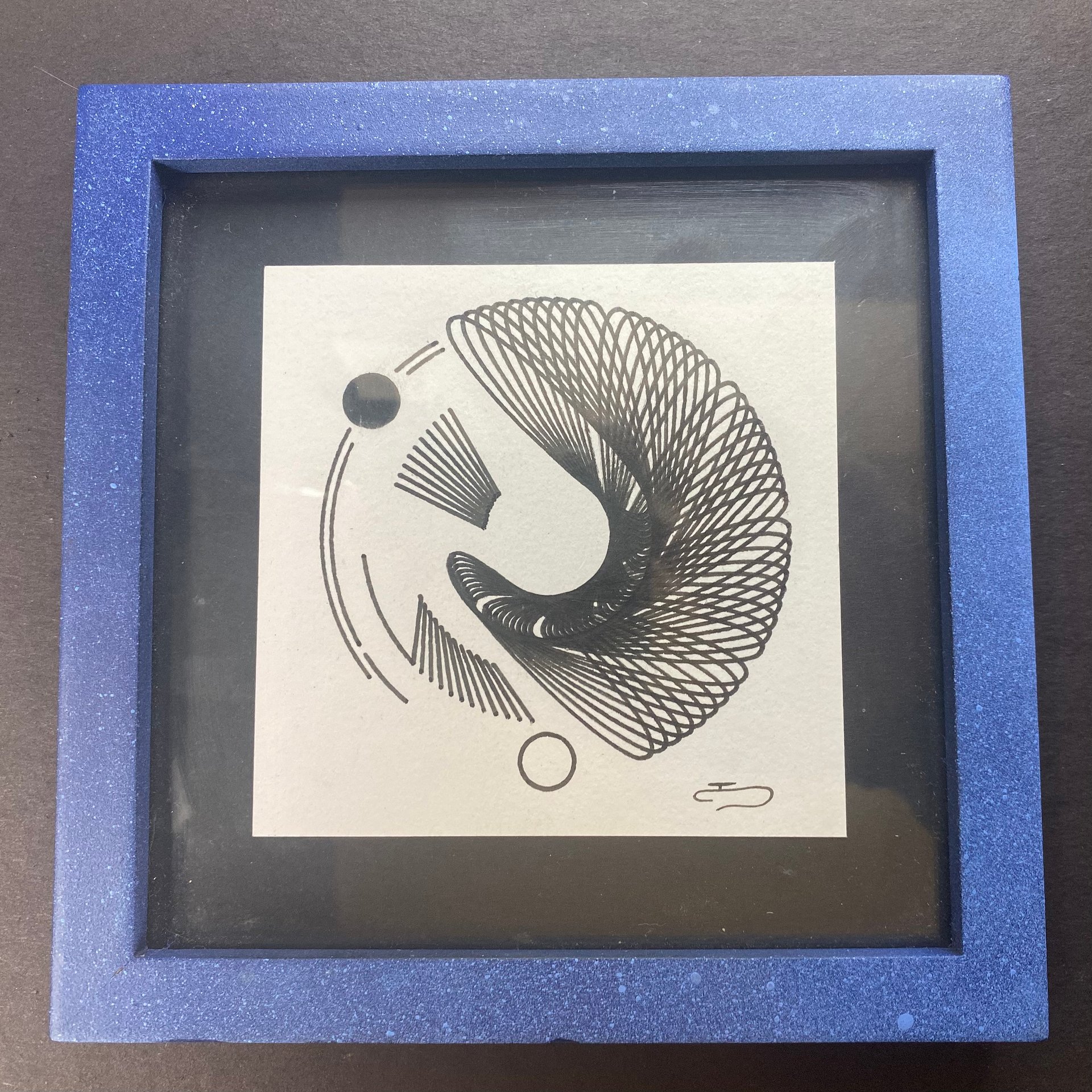 Original Spirographic Artwork in Hand Painted Frames product image (2)