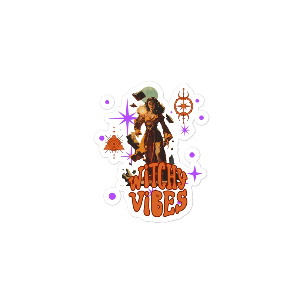 Witchy Vibes Mystical Kiss Cut Stickers product image (1)