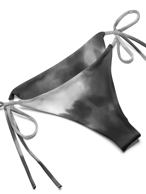 His House String Bikini Set - B&W Tie Dye product image (12)