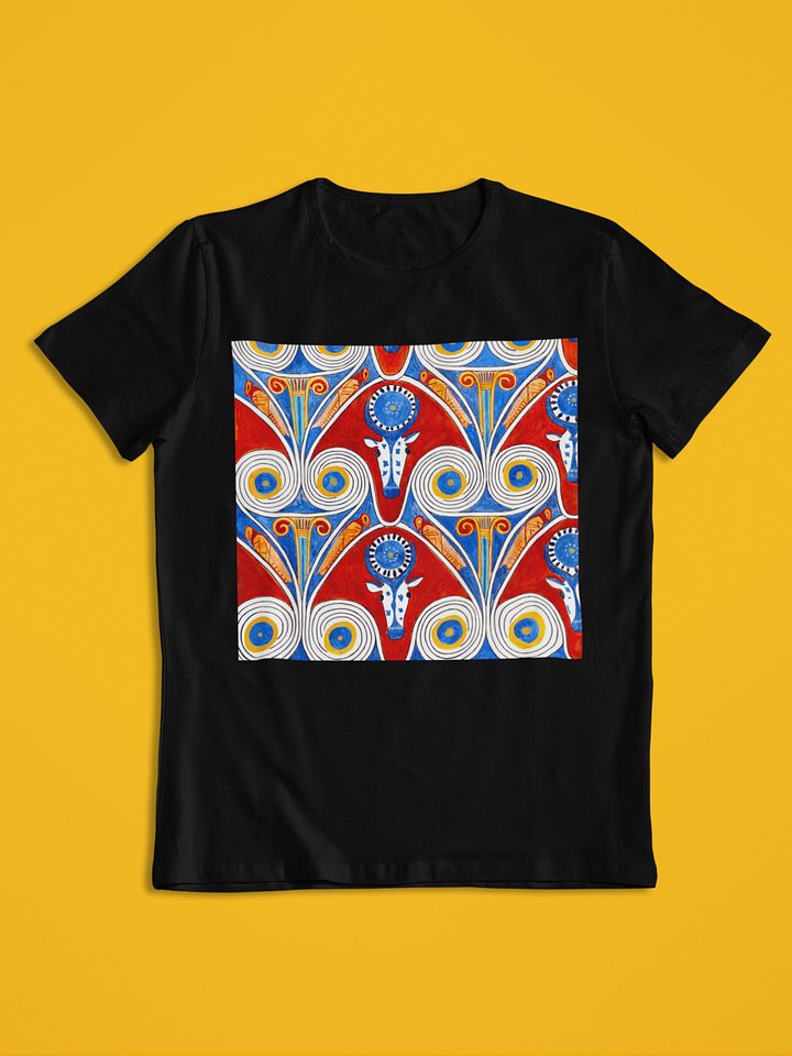 Ceiling Fragment, Tomb of Neferhotep Ancient Egypt Art Unisex T-Shirt product image (1)