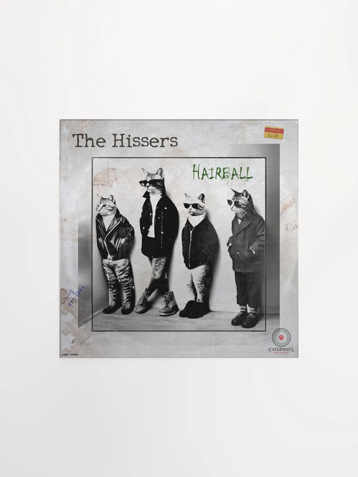 The Hissers poster - Album jacket (front) - 12