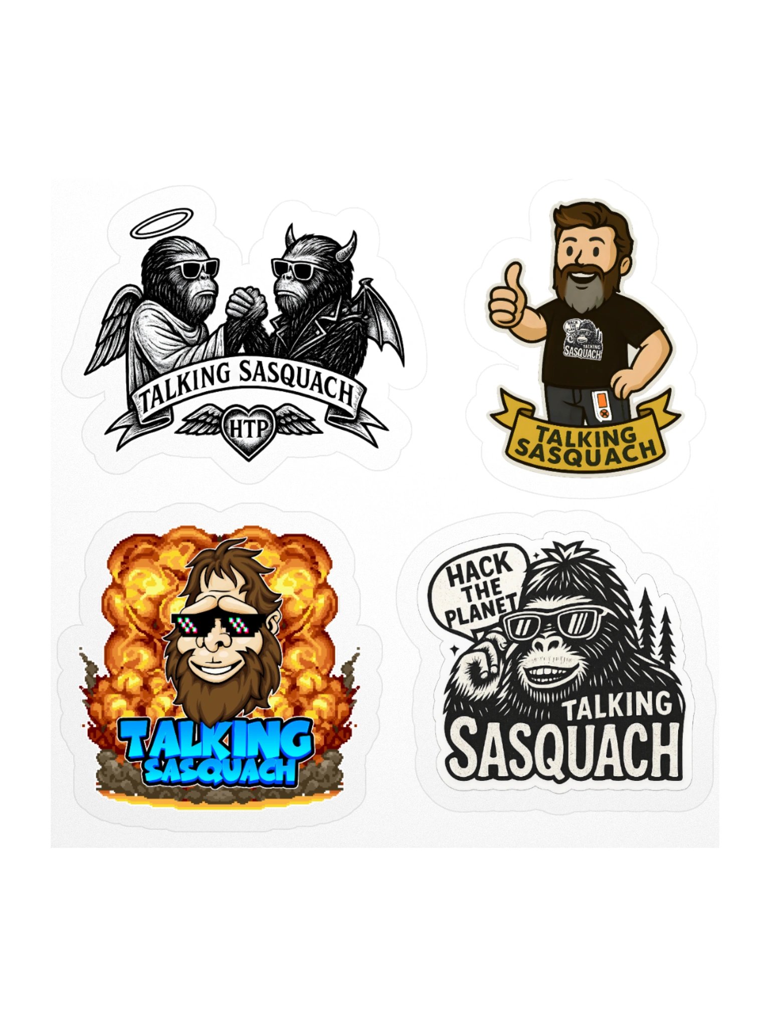 Talking Sasquach Sticker Sheets! product image (1)