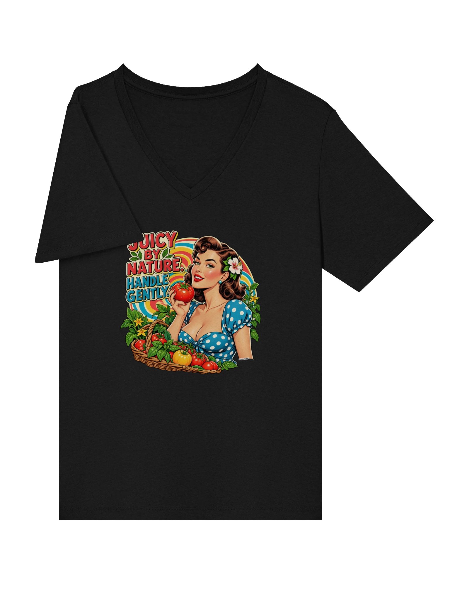 Juicy by Nature Pin-Up V-Neck Tee product image (17)