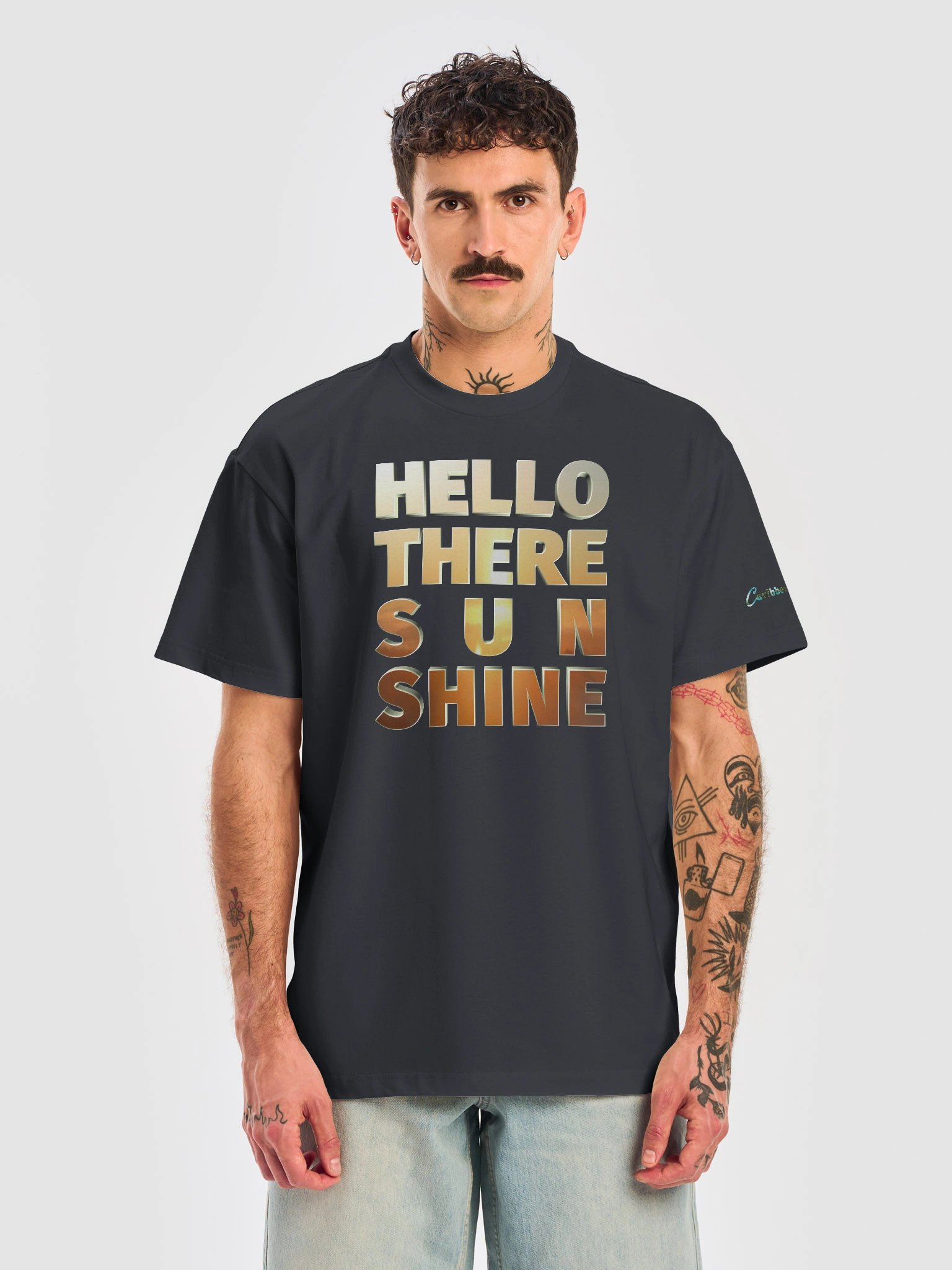 CaribbeanApples - Hello There Sunshine | Men's Box Tee | 5 Colors product image (5)