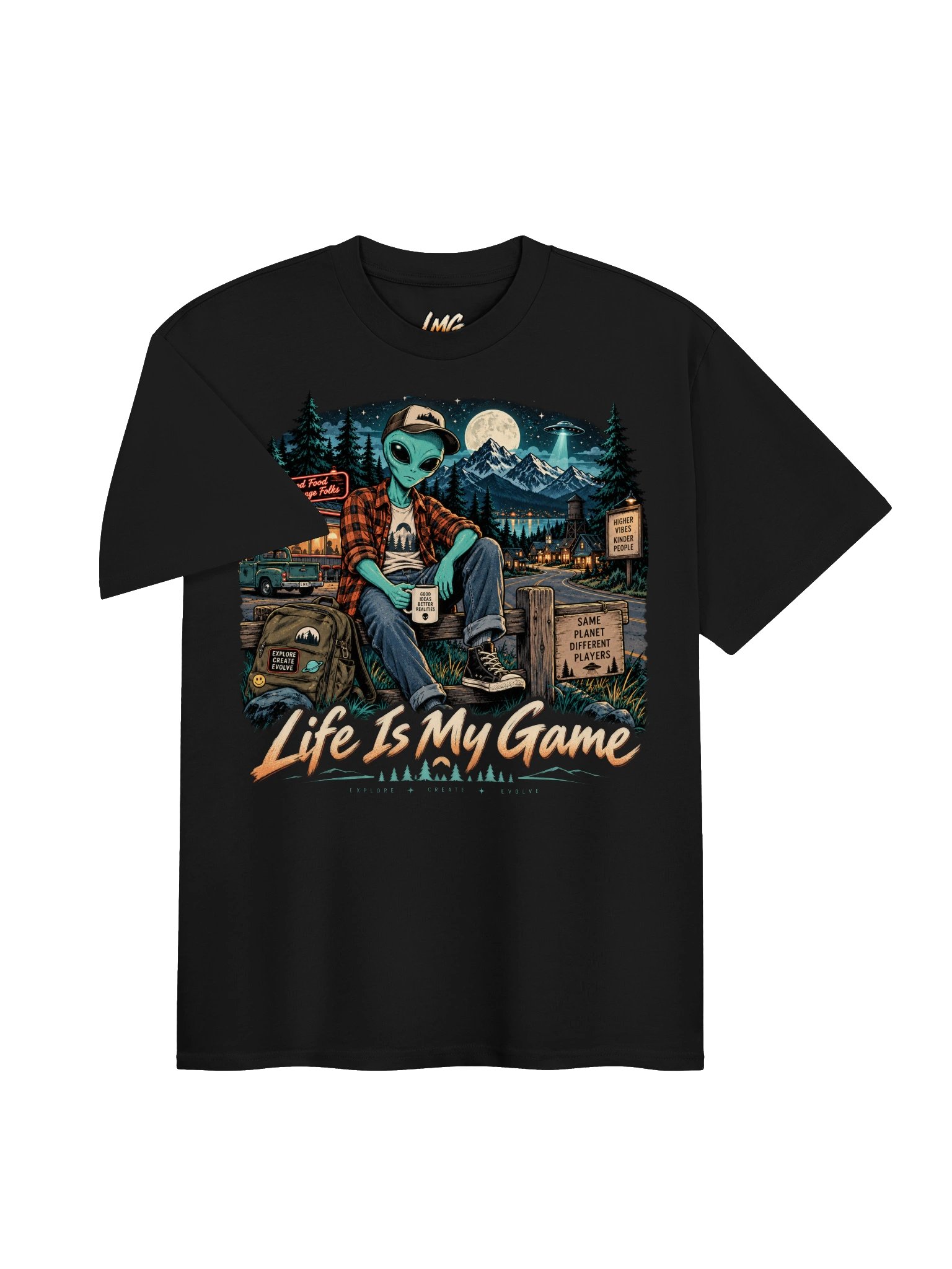 Life Is My Game — Local Alien Unisex T-Shirt product image (3)