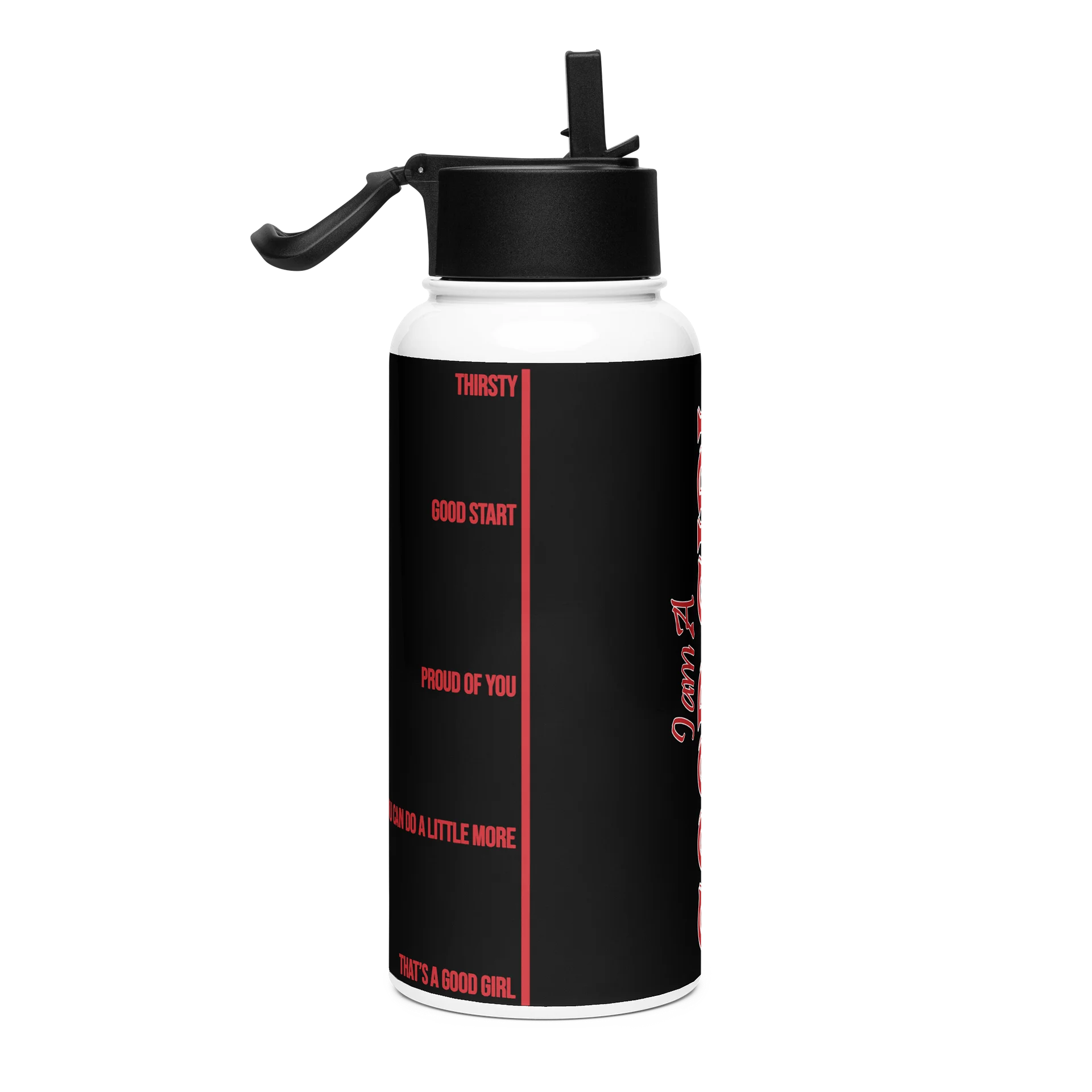 Plastic Hydration Bottle w/straw product image (4)