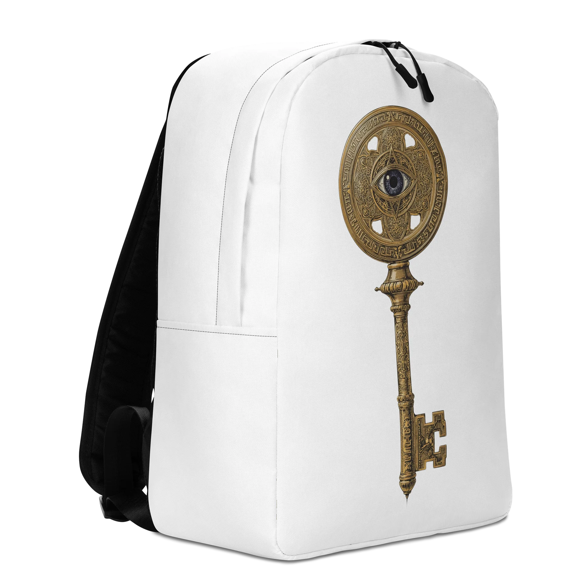 The Gatekeeper’s Key All-Over Print Minimalist Backpack | 15″ Laptop Fit product image (3)