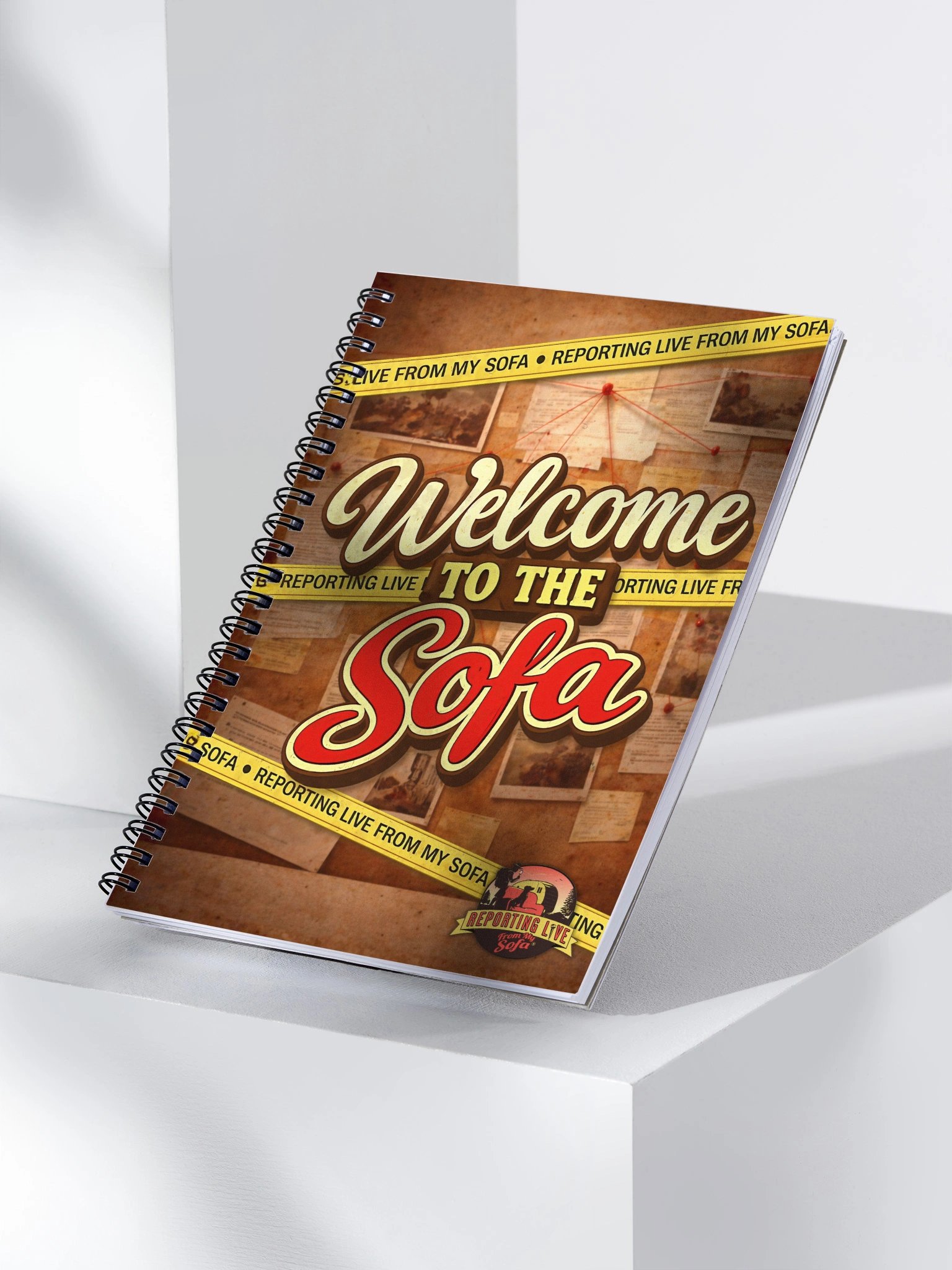 Welcome to the Sofa Crime Board Spiral Notebook product image (9)