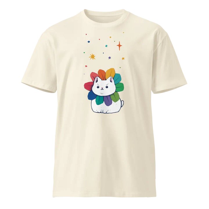 Cats and rainbows (Colour Unisex Premium T-Shirt) product image (1)