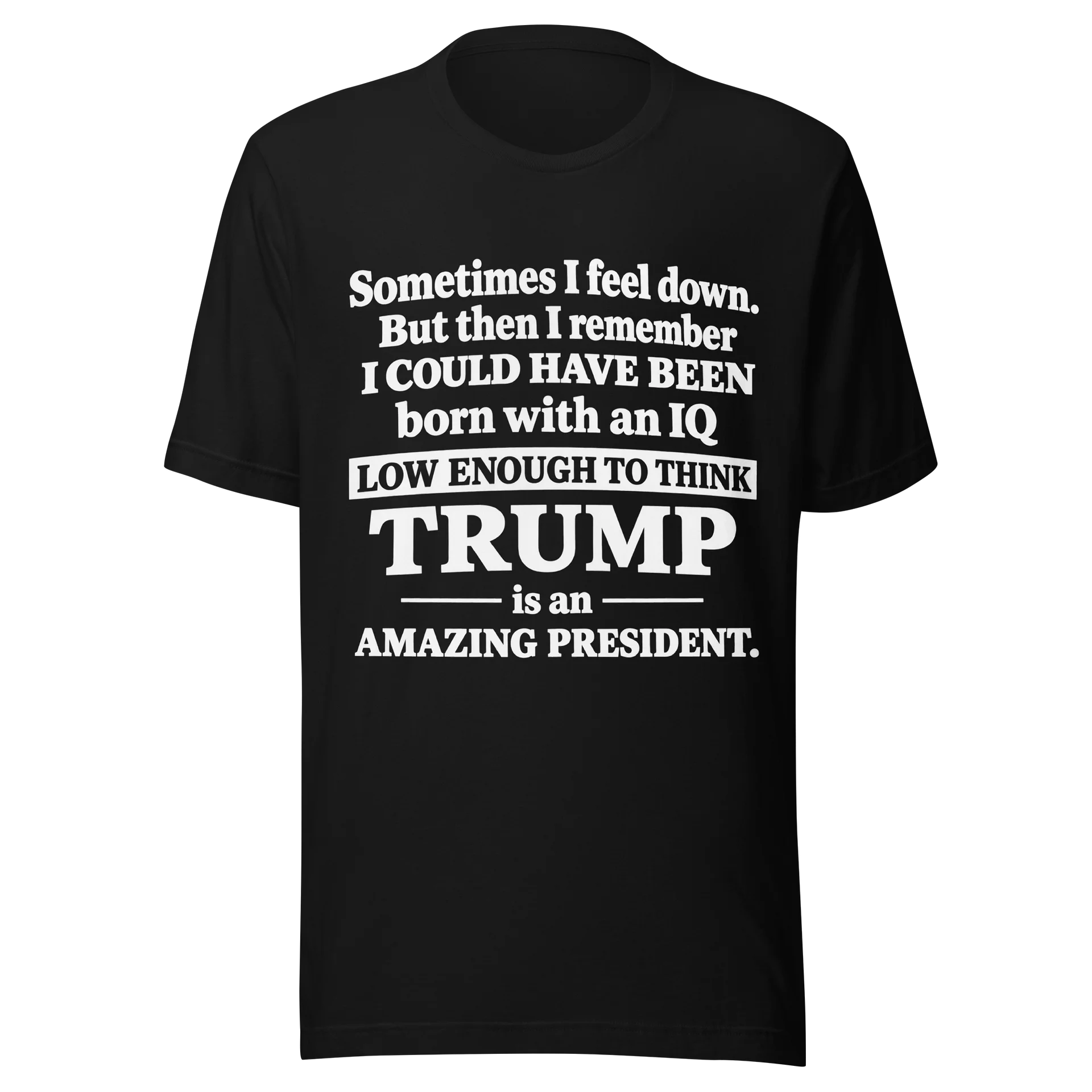 Low Enough to Think Trump Is an Amazing President T-Shirt product image (1)