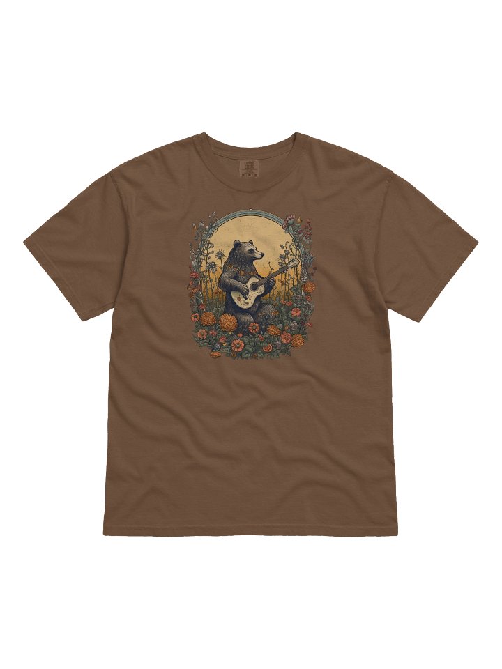 Bear Playing Guitar Shirt – Rustic Woodland Music Graphic Tee product image (21)