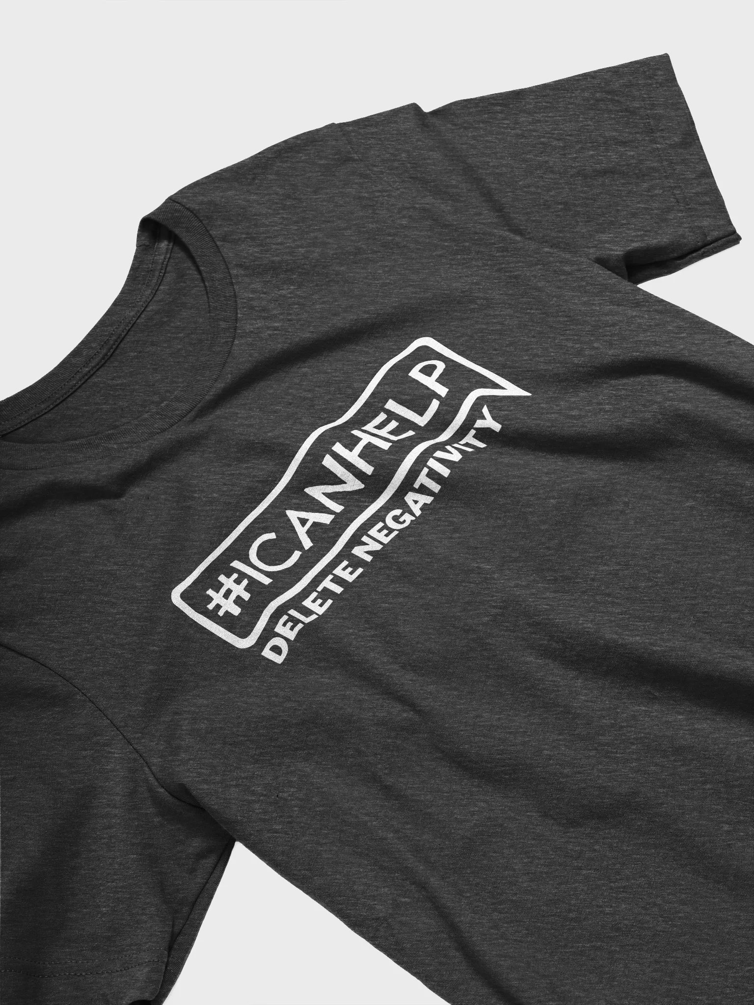#ICANHELP Delete Negativity T-Shirt product image (13)