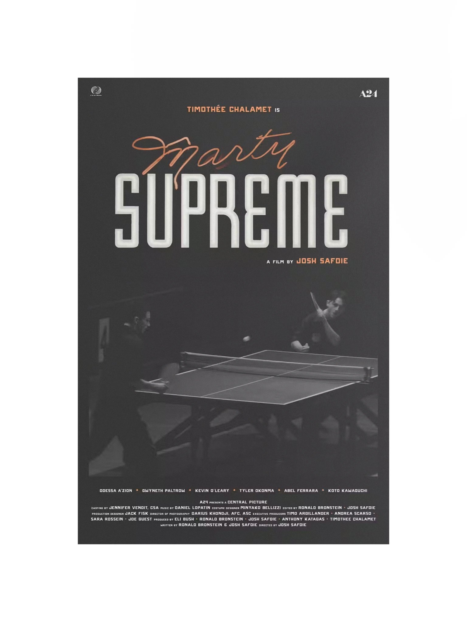 Marty Supreme Movie Poster product image (4)