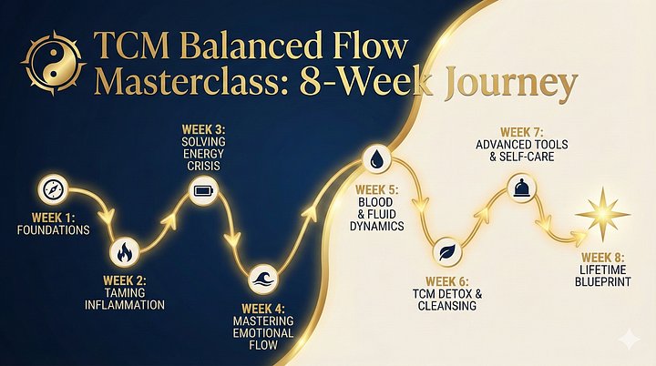 Early Bird Offer - The TCM Balanced Flow Masterclass: Your 8-Week System for Root-Cause Wellness for new 2026 product image (2)