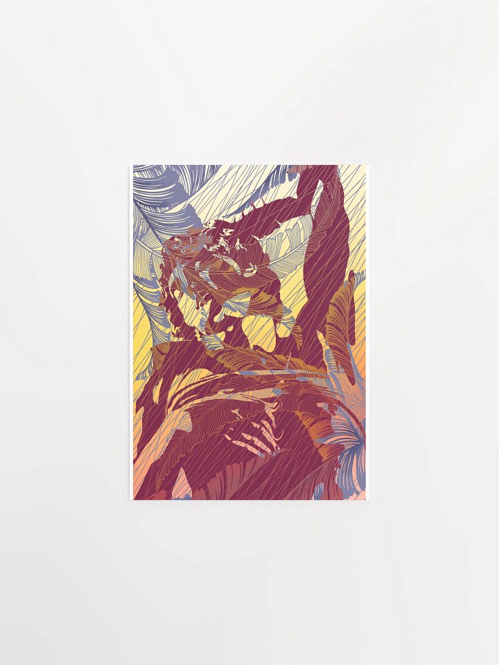 Red Michelangelo on Feathers - Print product image (2)