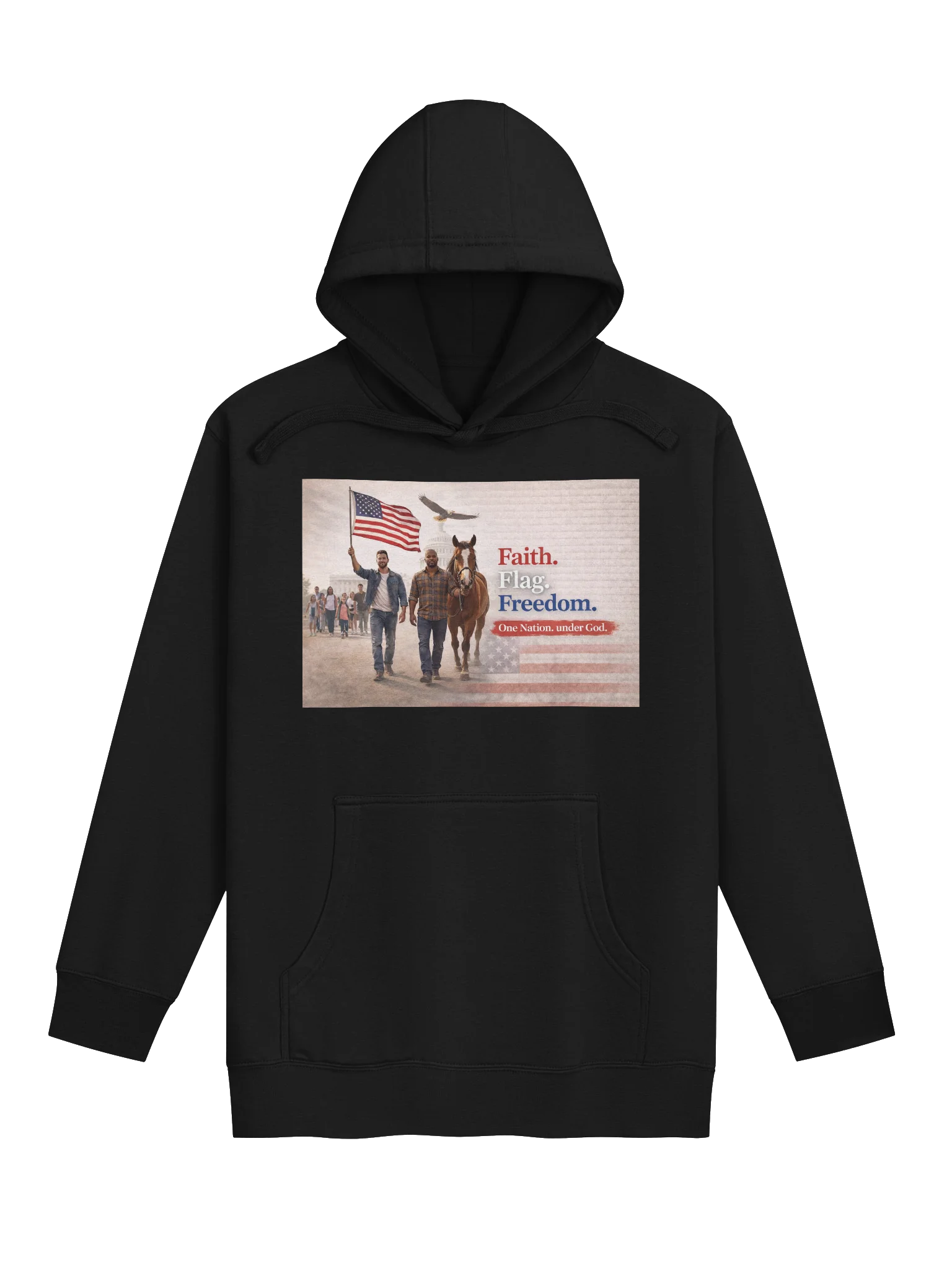 the Faith Flag Freedom hoodie product image (1)