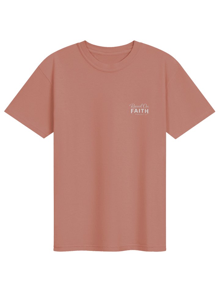 Raised on Faith Tee - Rust/White product image (1)