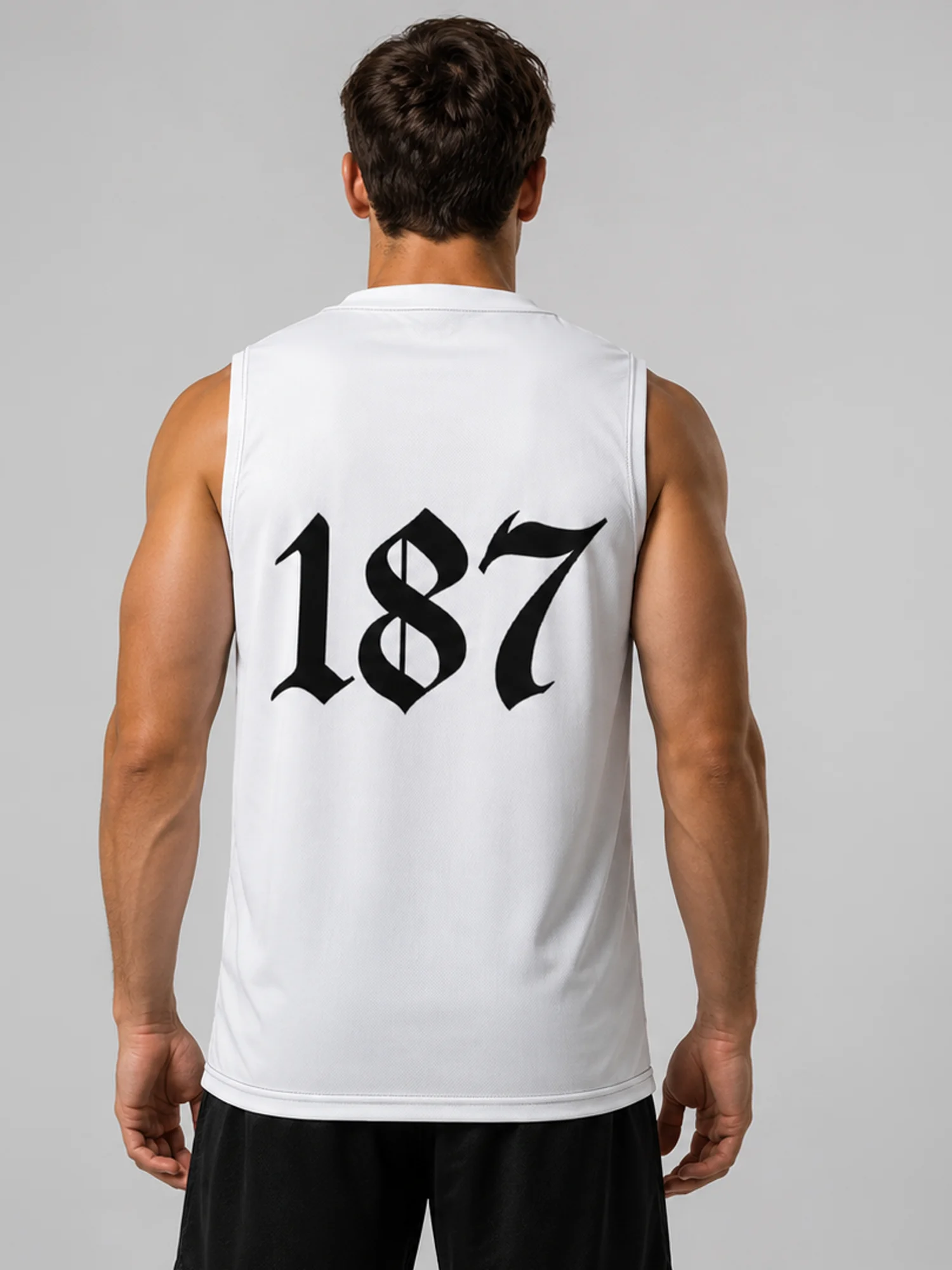 Adrenaline Crew 187 Basketball Jersey – White product image (5)