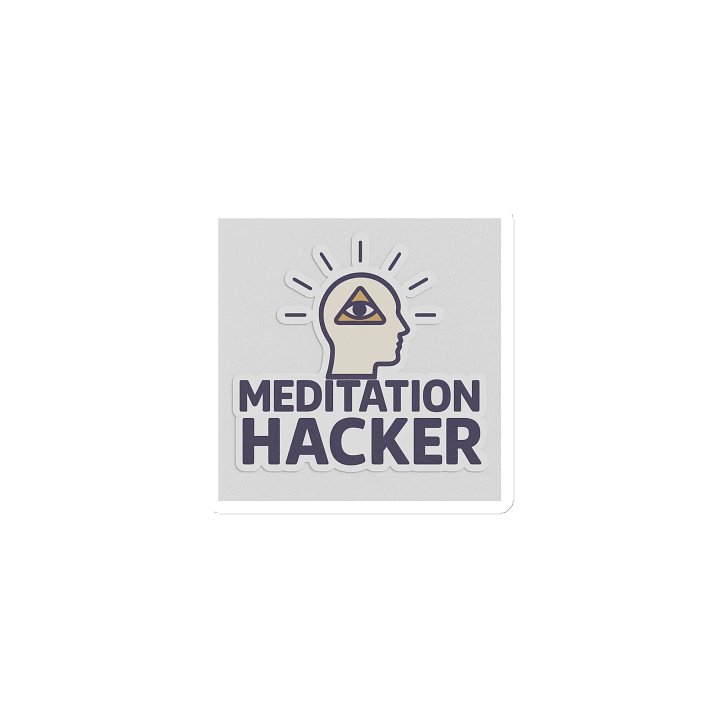MEDITATION HACKER — Cognitive Calm Magnet product image (1)