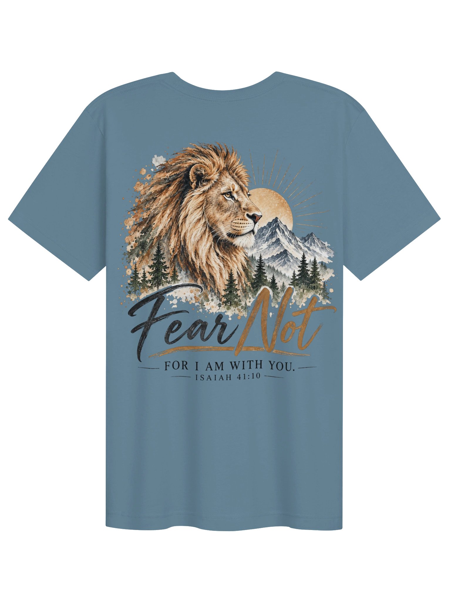 Fear Not – Isaiah 41:10 Christian Unisex T-Shirt product image (3)