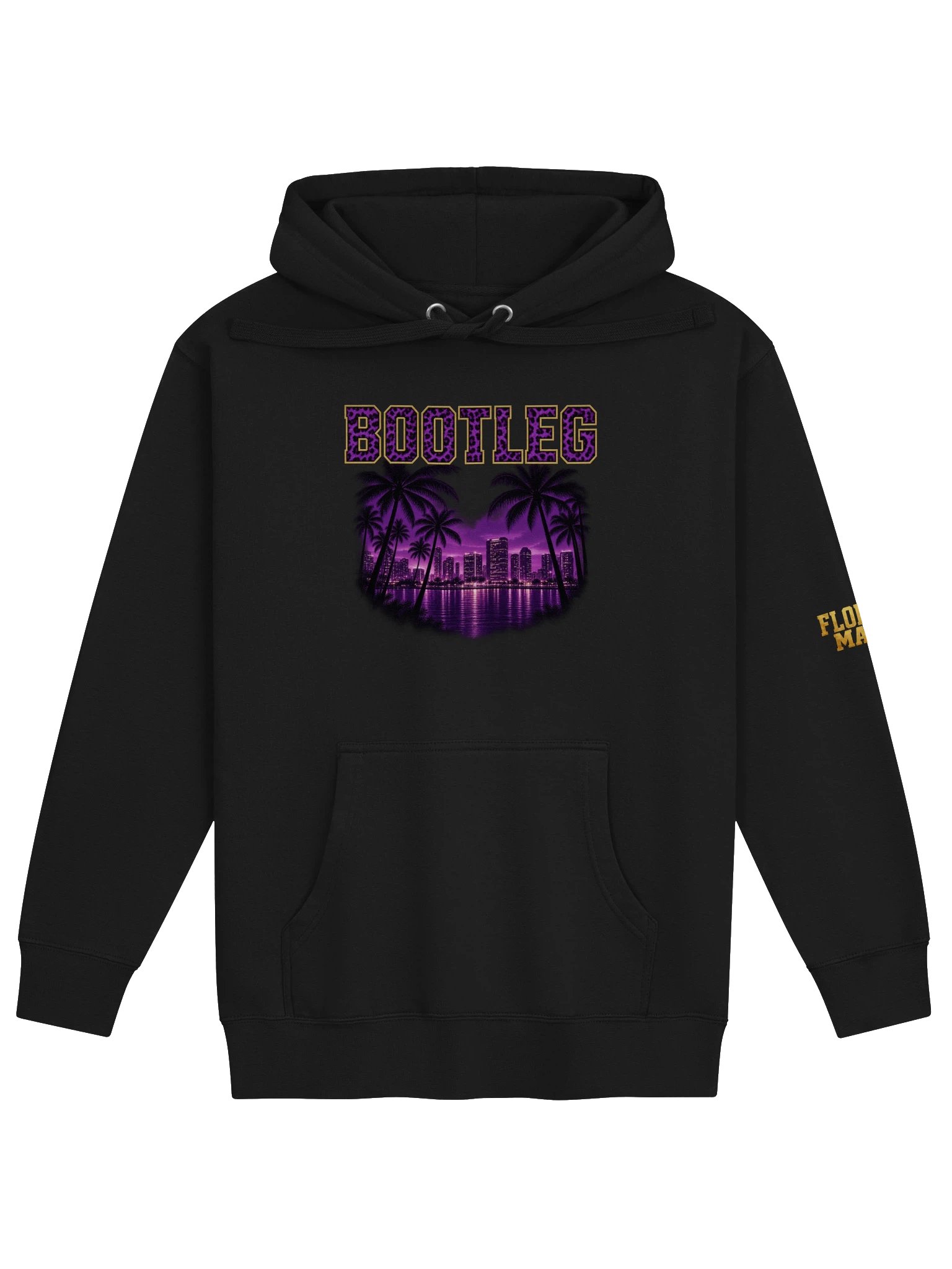 BOOTLEG Purple Leopard Hoodie product image (1)