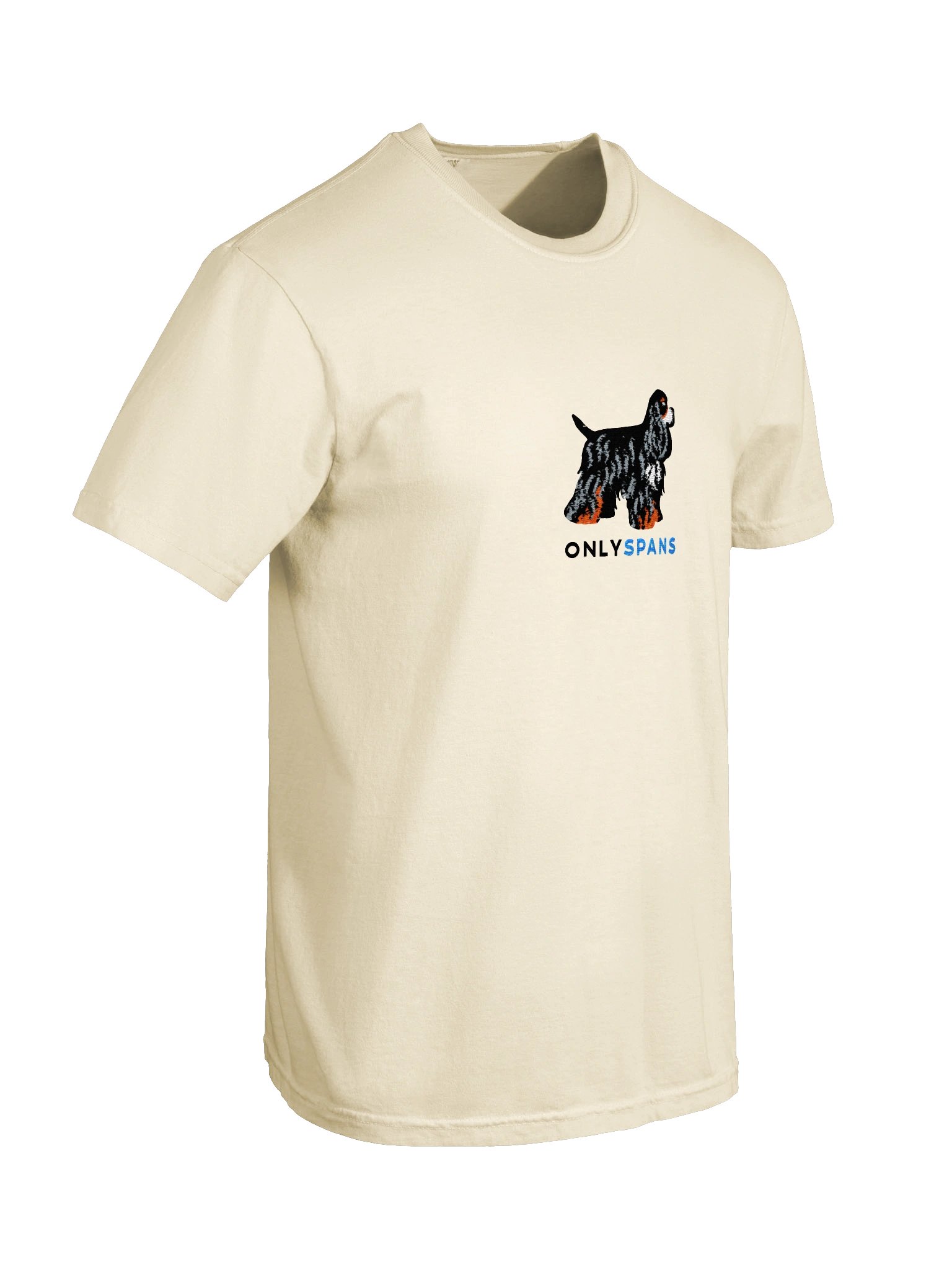 Only Spans T-Shirt(Embroidered) of an American Cocker Spaniel(Tricolor) product image (54)