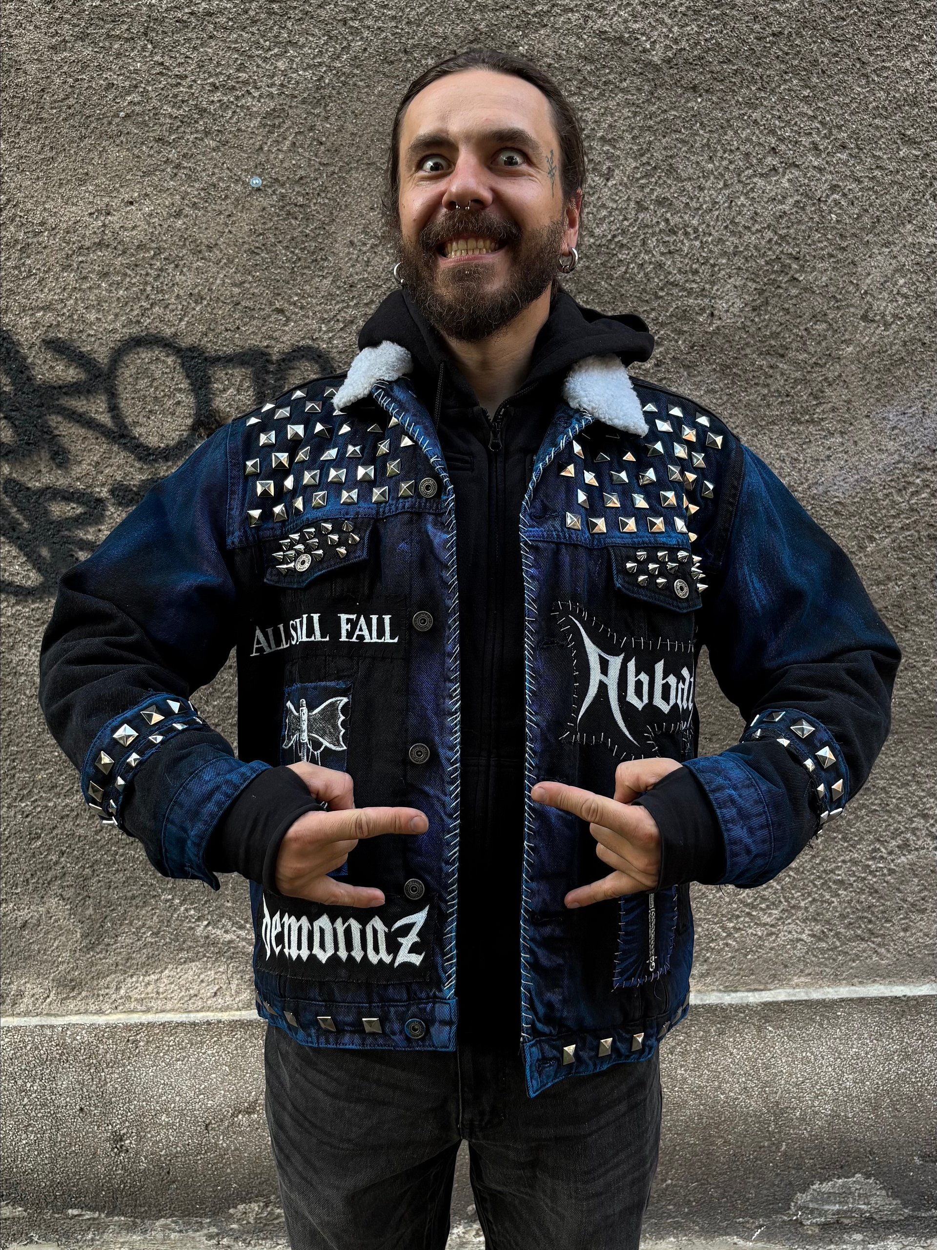 ❄️ Custom Hand-Painted Immortal Denim Jacket (Winter Edition) product image (4)