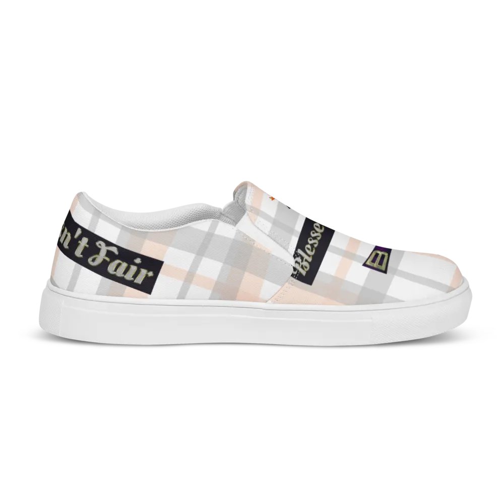 BBG Pink Plaid Women's Slip On product image (6)