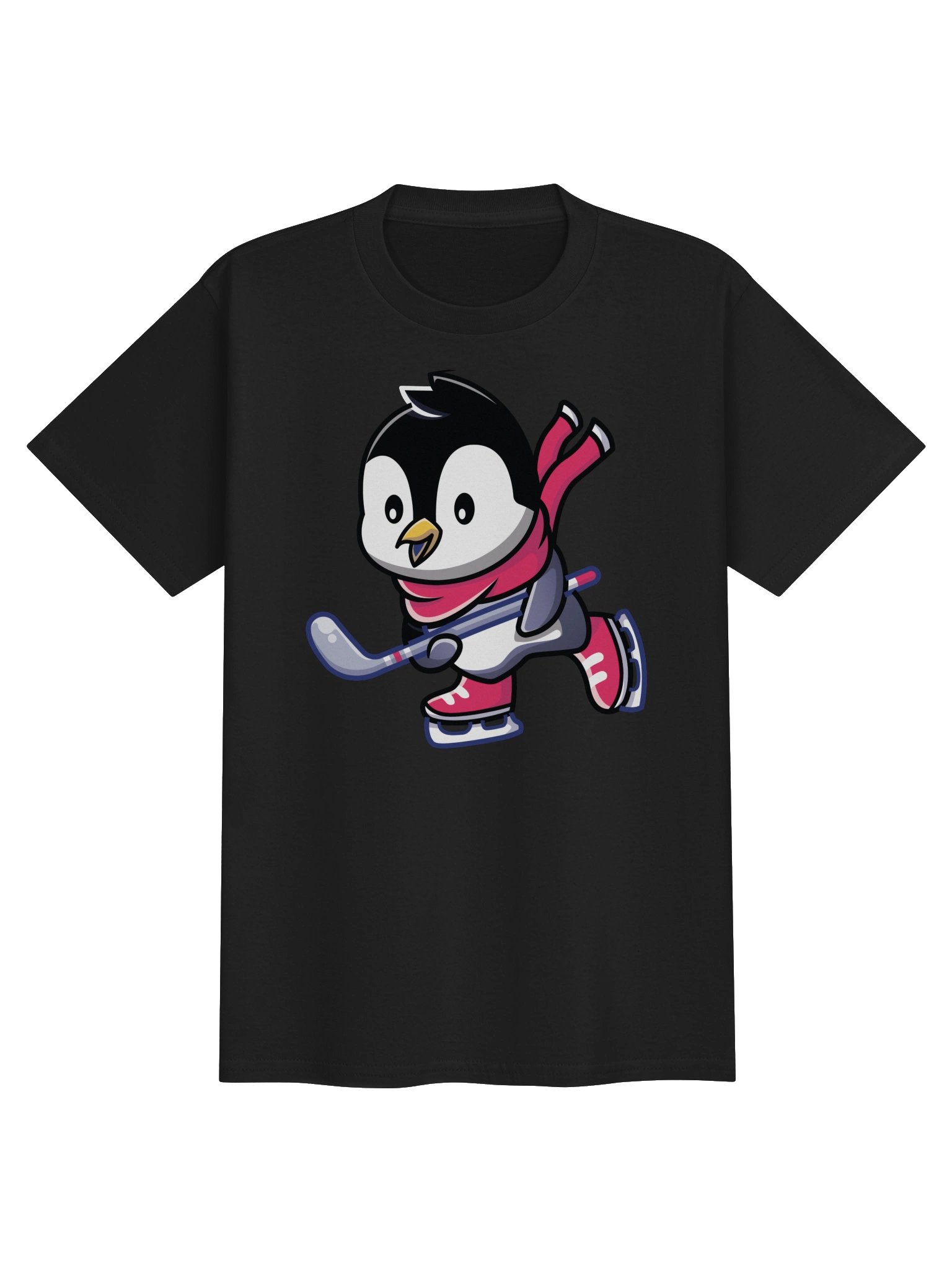 Hockey Penguin Trendy Graphic Design Kid's Shirt product image (1)