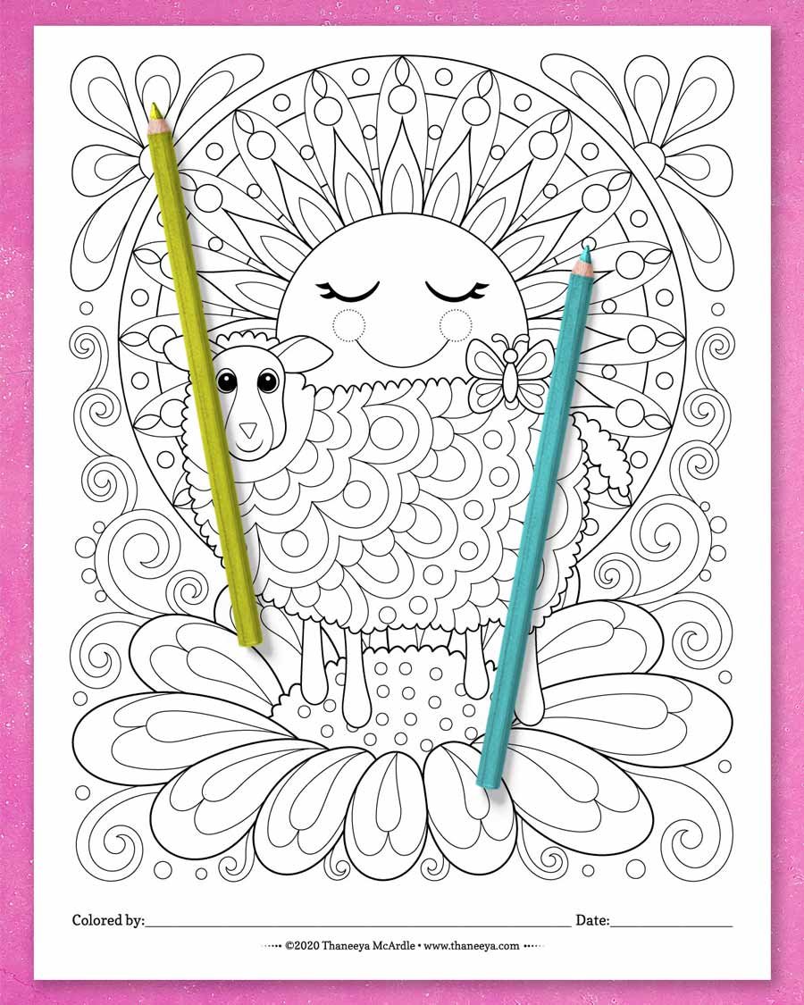 Whimsical Worlds Coloring Pages product image (9)