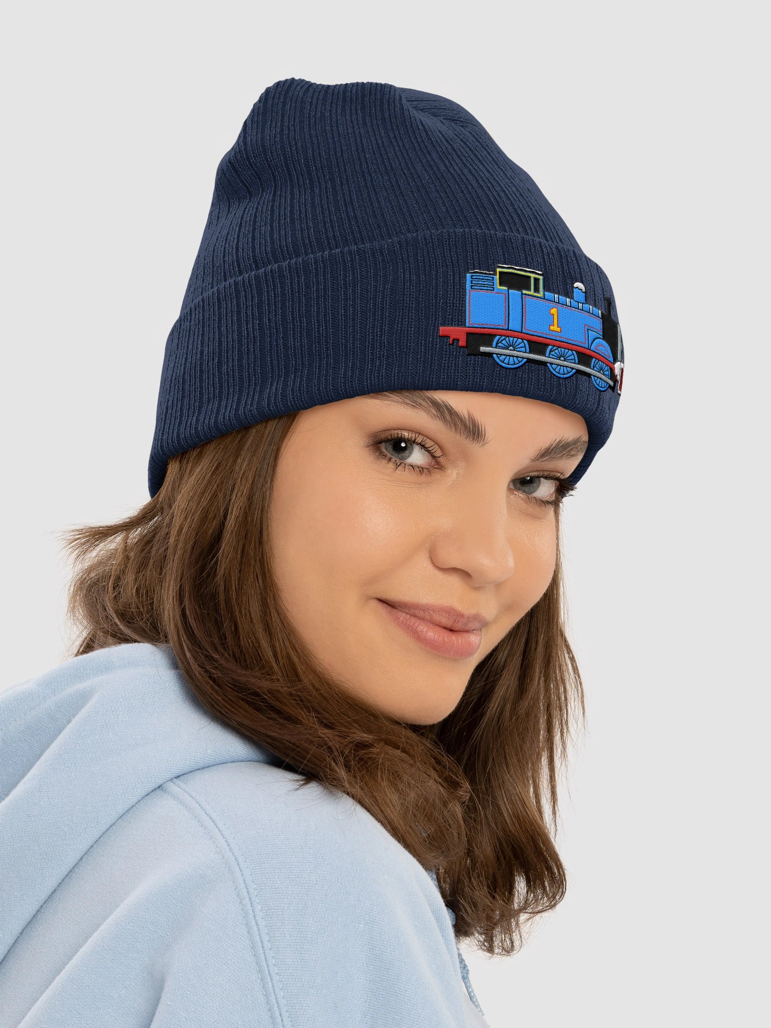 Snow Plow Thomas Embroidered Beanie product image (21)