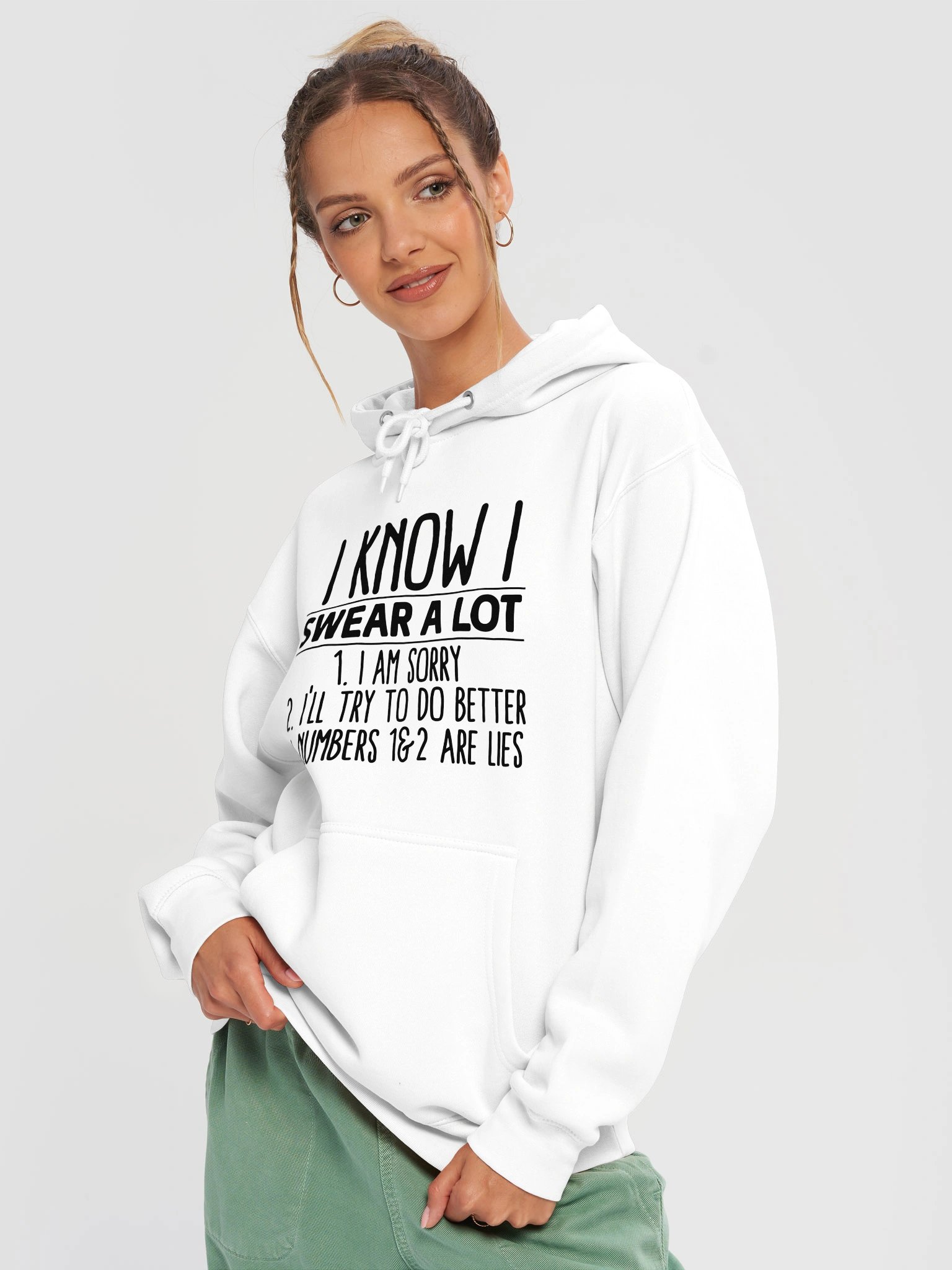 I Know I Swear A Lot Hoodie product image (3)