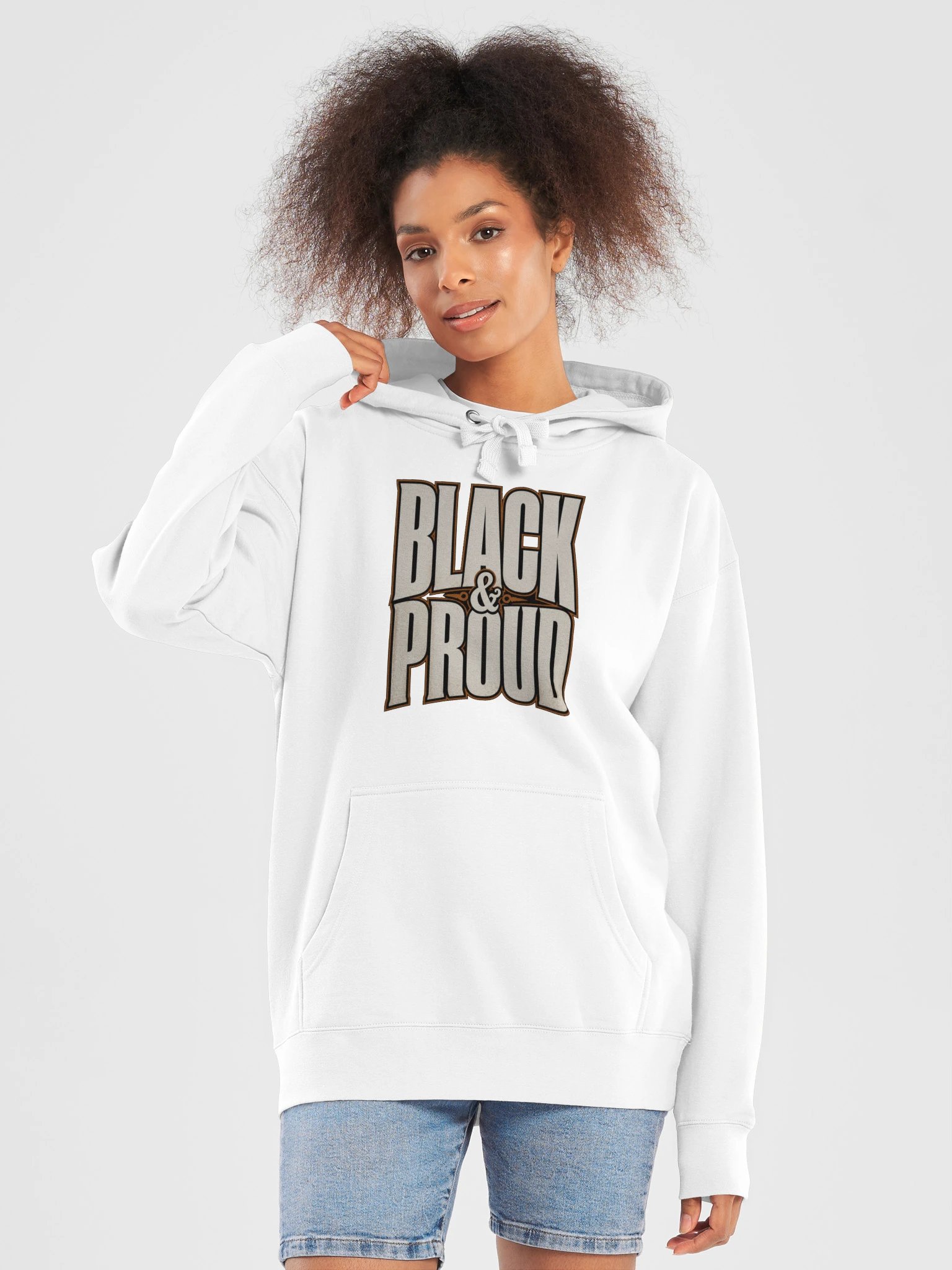 ZeekFamily Black & Proud In My Neighborhood Hoodie product image (17)
