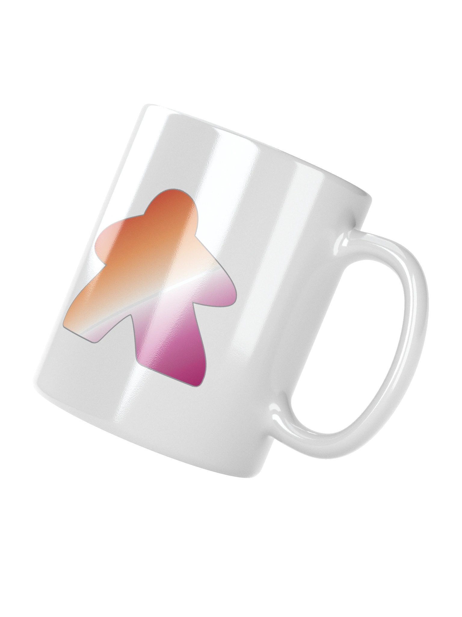 Lesbian Pride Gradient Meeple Mug product image (2)