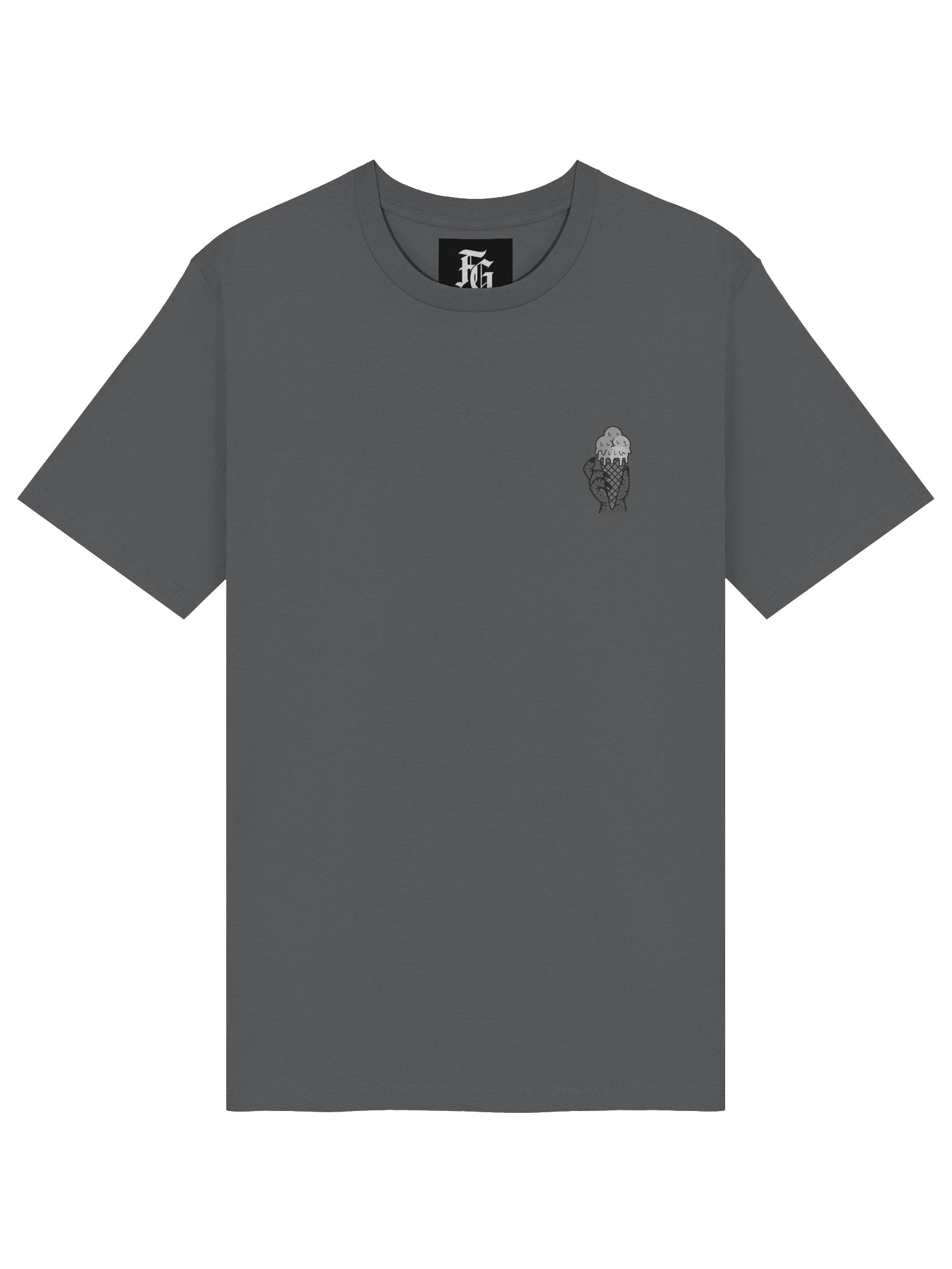 FOMOgator Ice Cream Shirt - Greyscale product image (3)