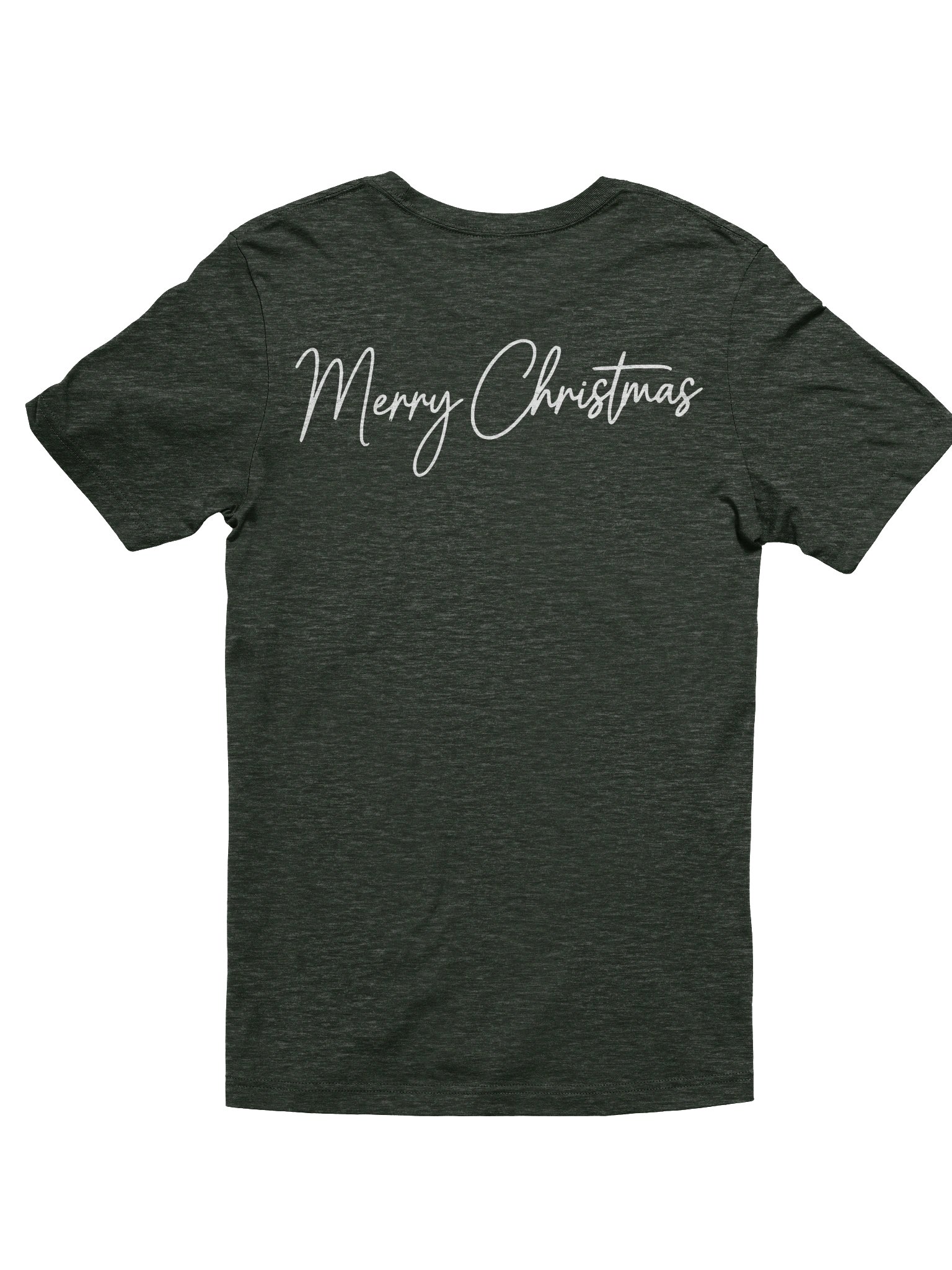 Merry Christmas Reindeer Antlers T-Shirt – Festive Santa Hat Holiday Tee – Cute Red & Green Xmas Stars Shirt product image (9)