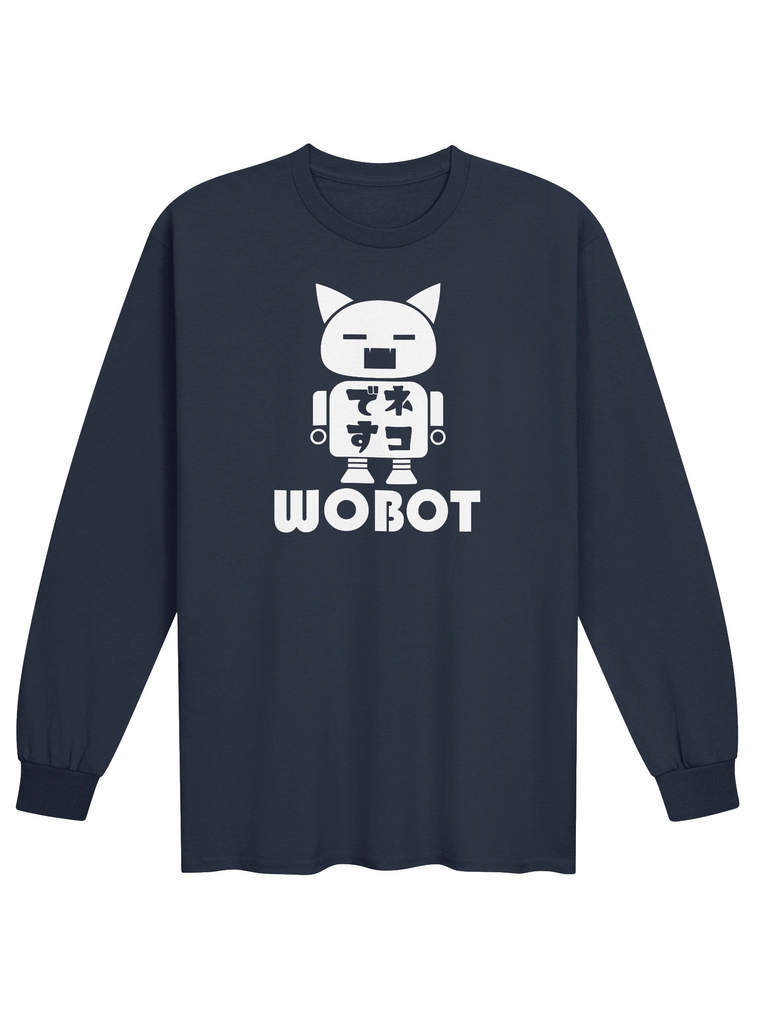 WOBOT Cat - Unisex Adult Long Sleeve T-shirt product image (1)