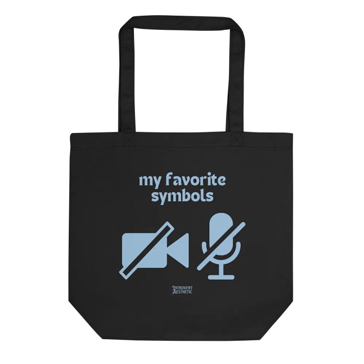 Mute Symbol Statement Tote product image (1)