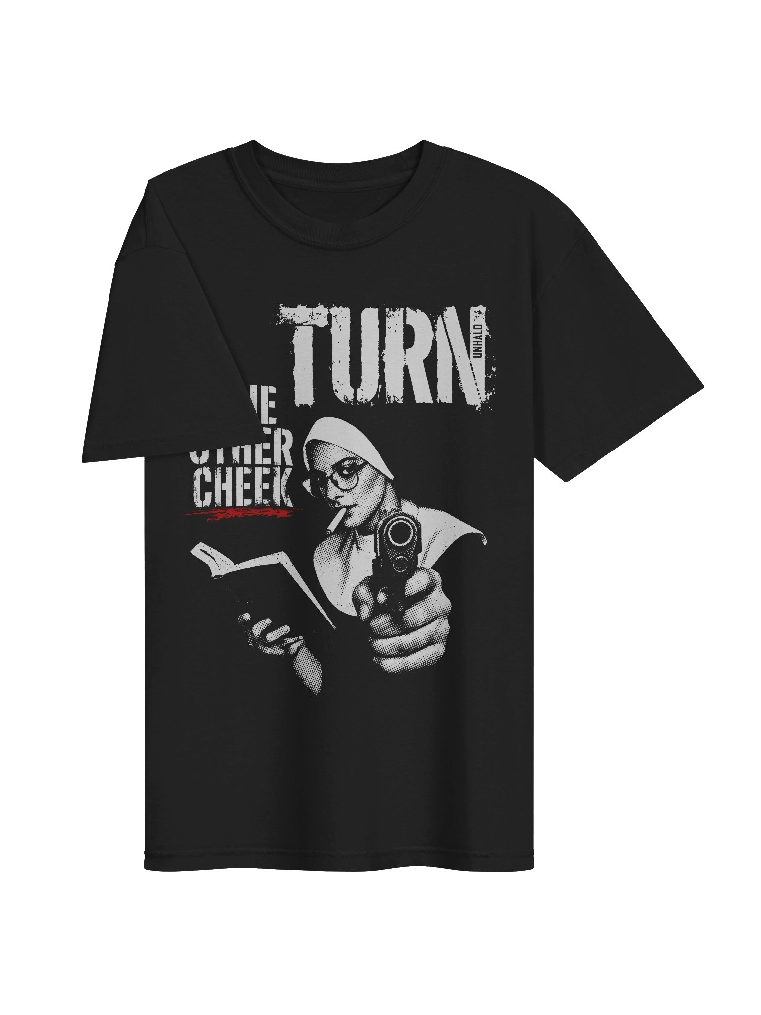 Turn the other cheek // Heavyweight Vintage Graphic Tee product image (3)
