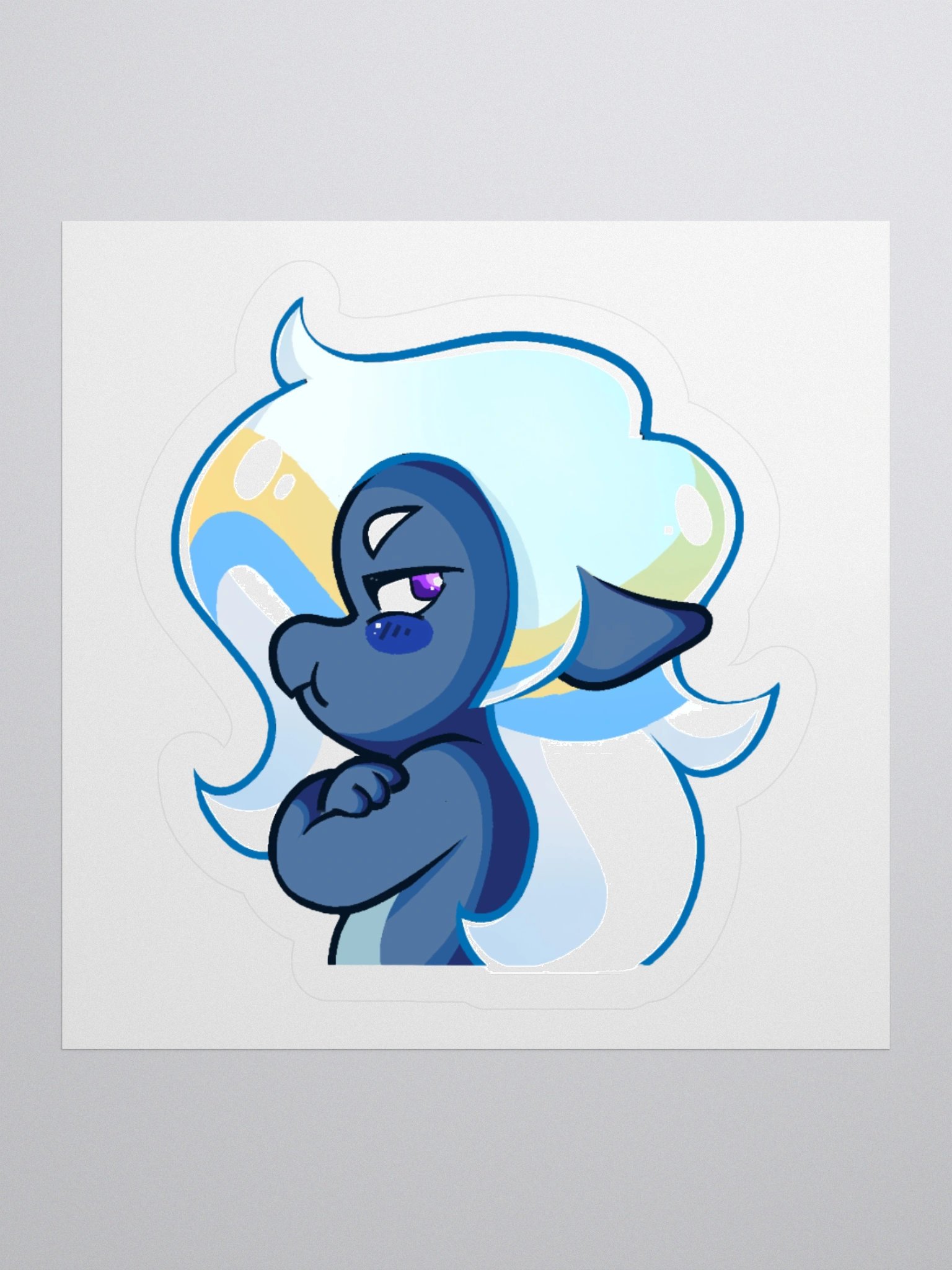 Pouty Gremlin Sticker product image (1)