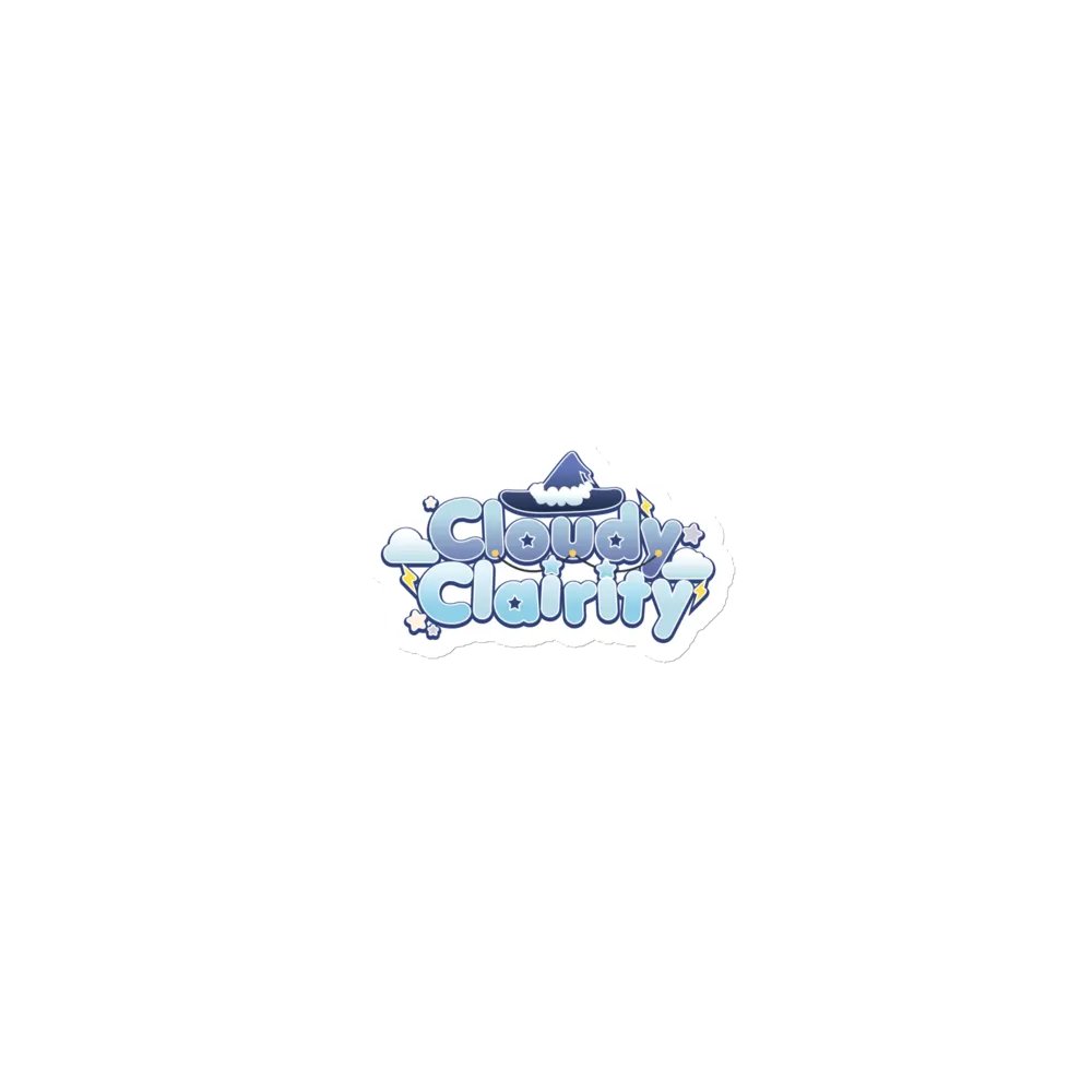 CloudyClairity Logo Magnet product image (1)