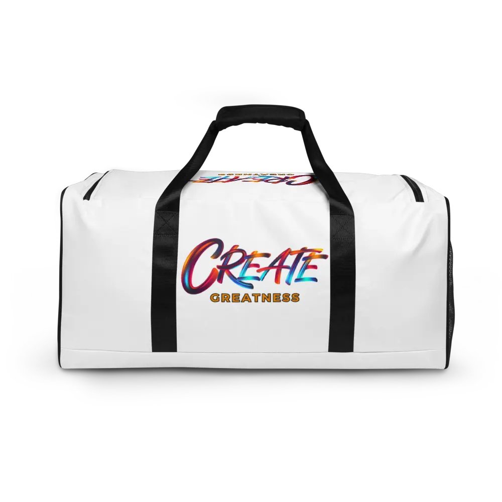 Create Greatness All-Over Duffle Bag product image (2)